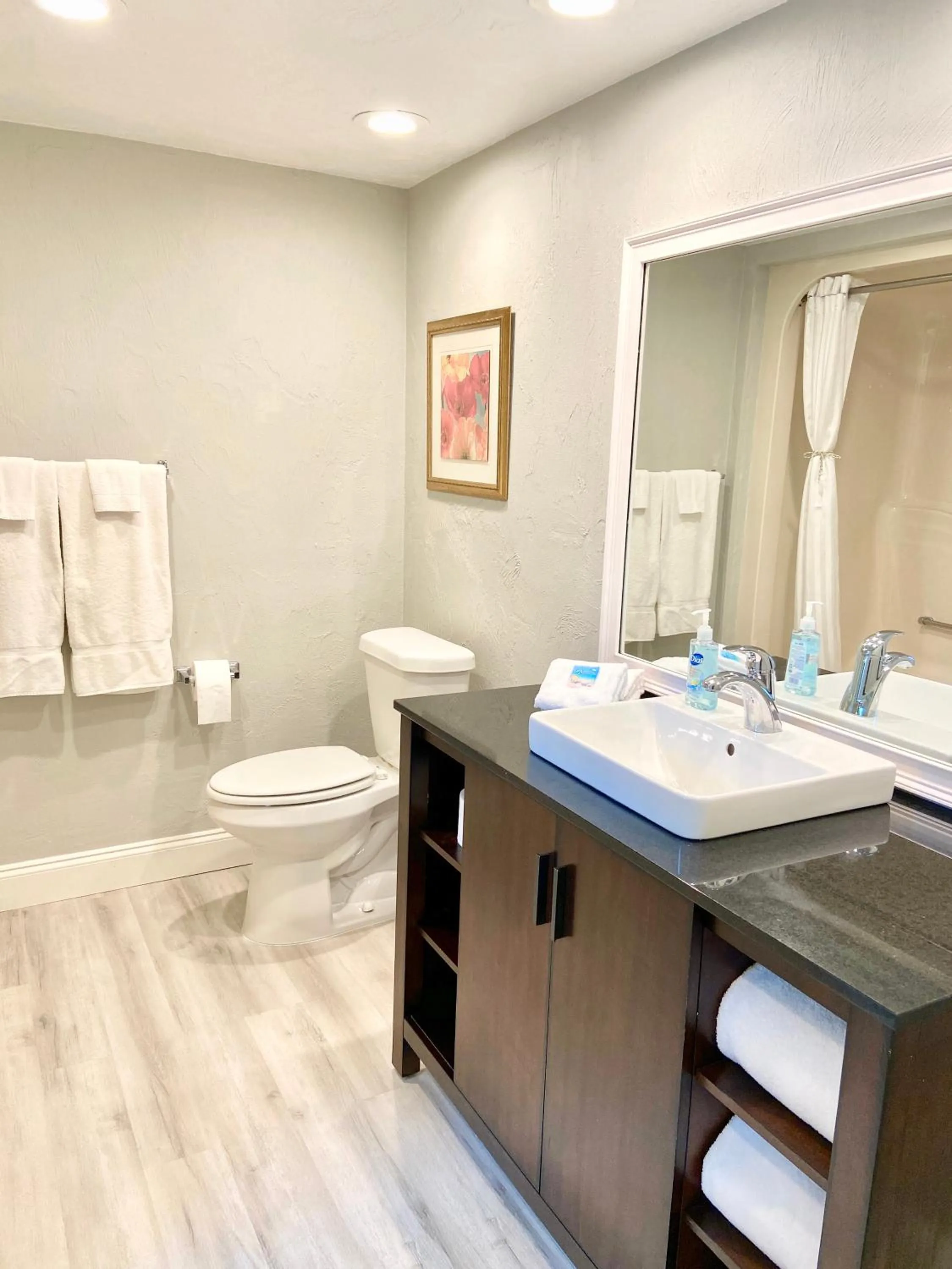 Bathroom in Organic Beach Retreat