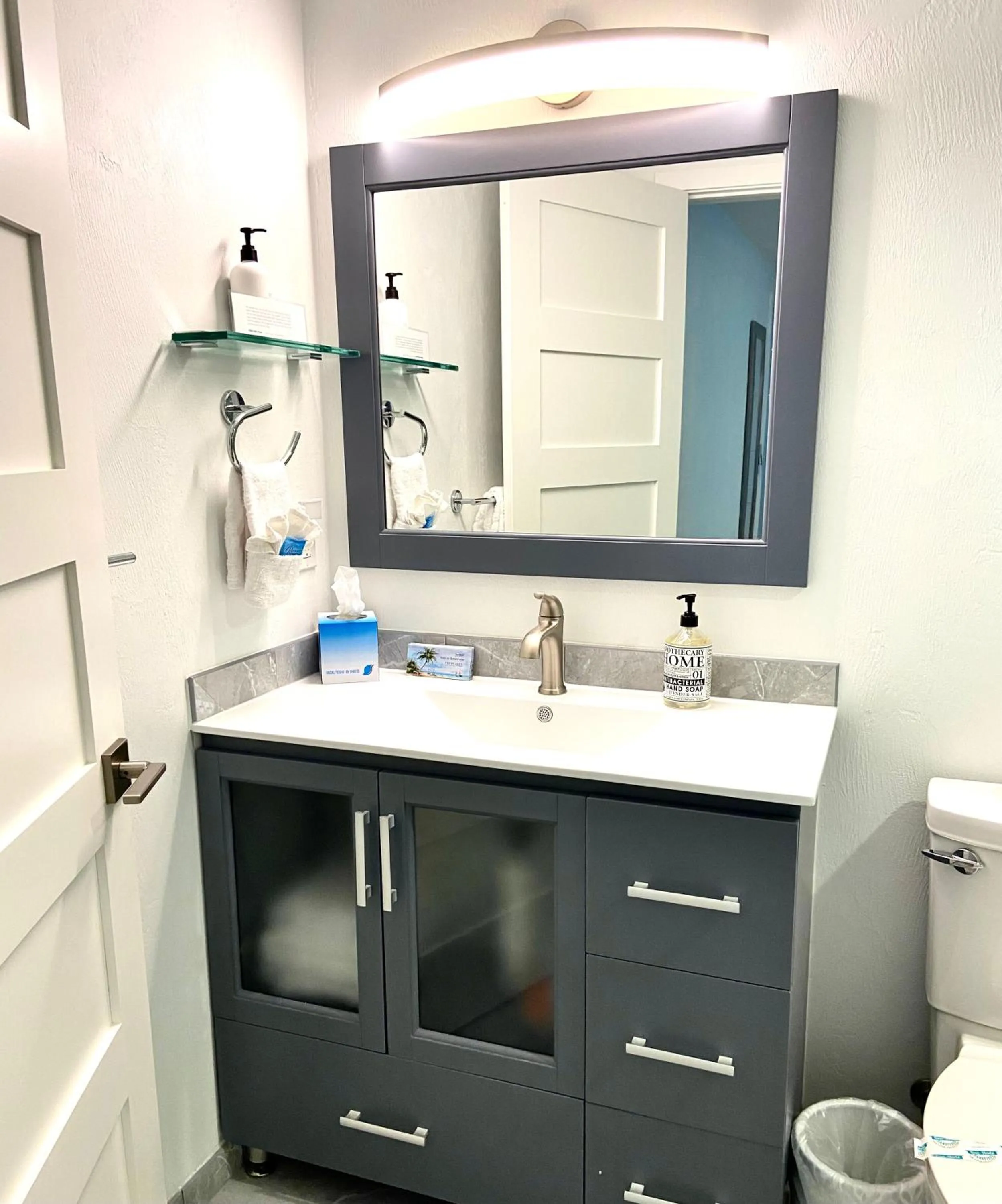 Bathroom in Organic Beach Retreat