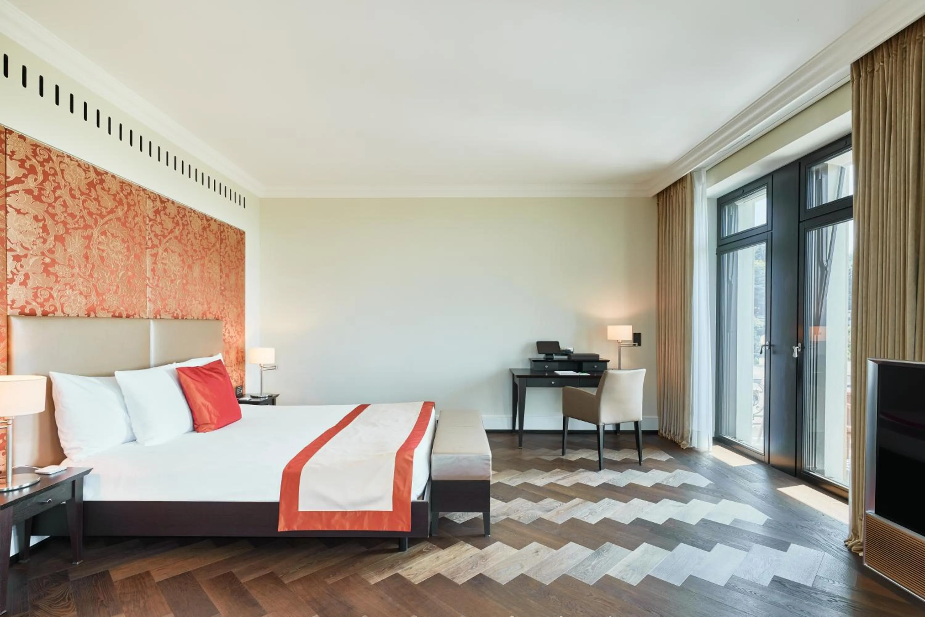 Bed in The Dolder Grand - City and Spa Resort Zurich