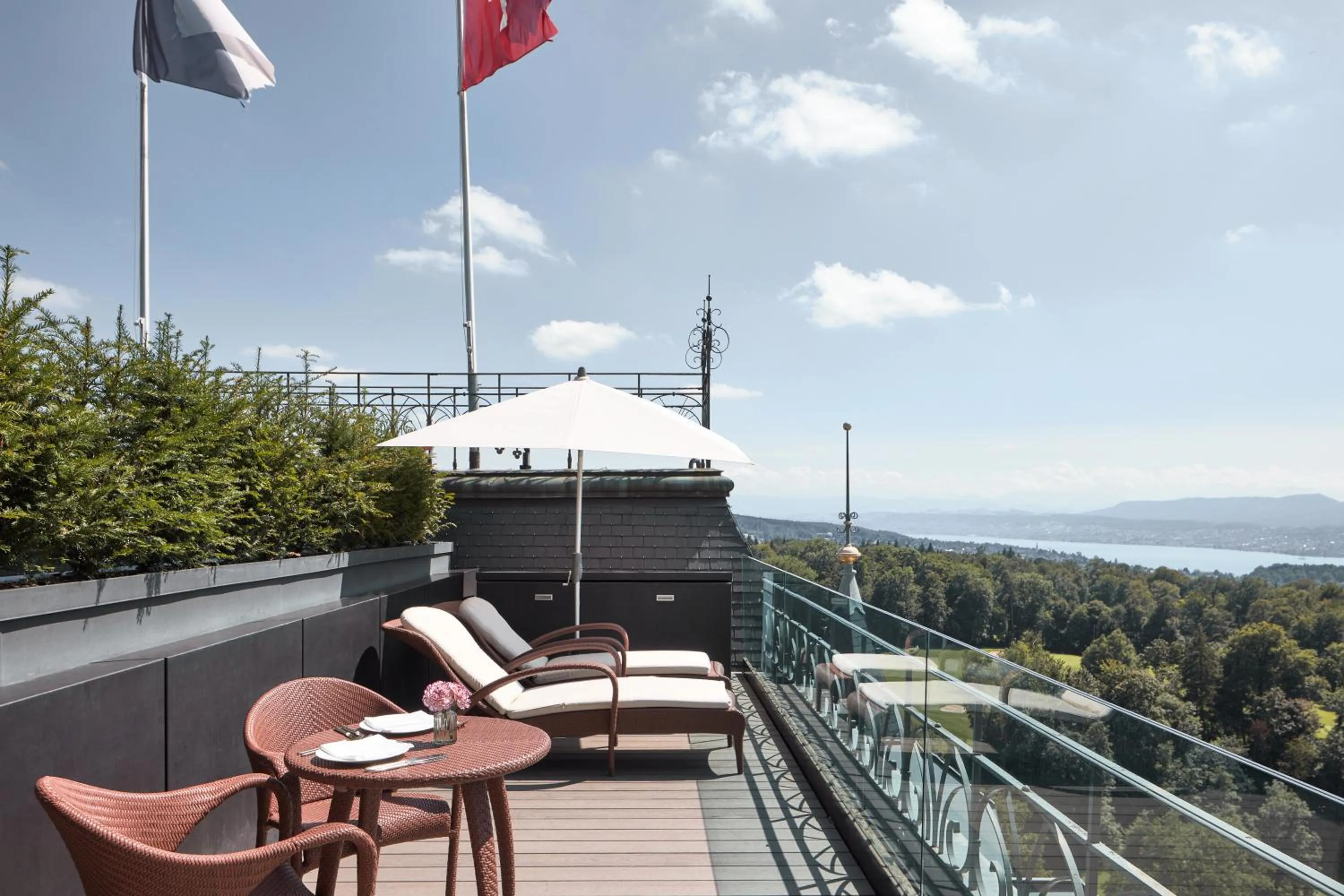 Balcony/Terrace in The Dolder Grand - City and Spa Resort Zurich