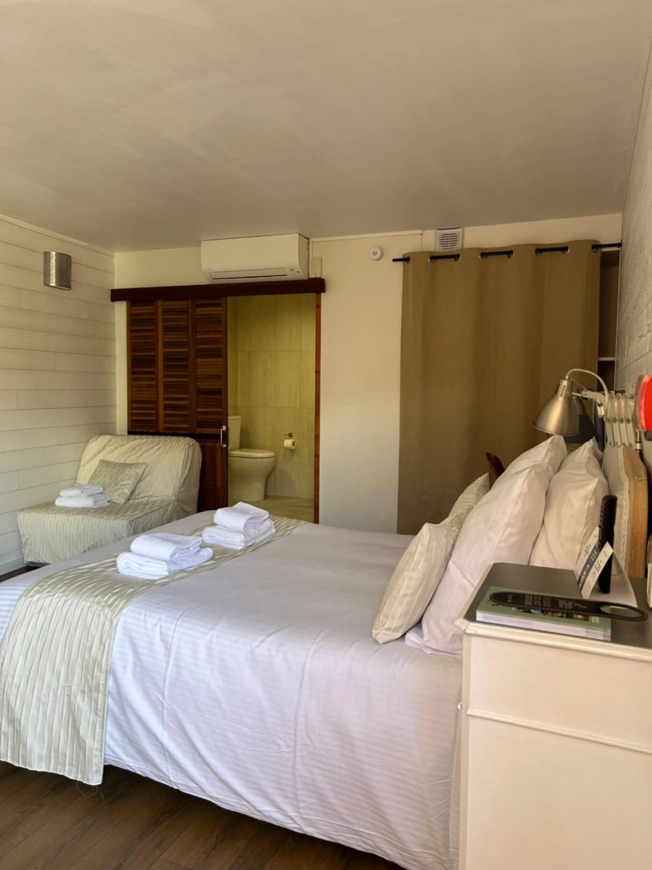 Photo of the whole room, Bed in Logis Hotel De La Clape