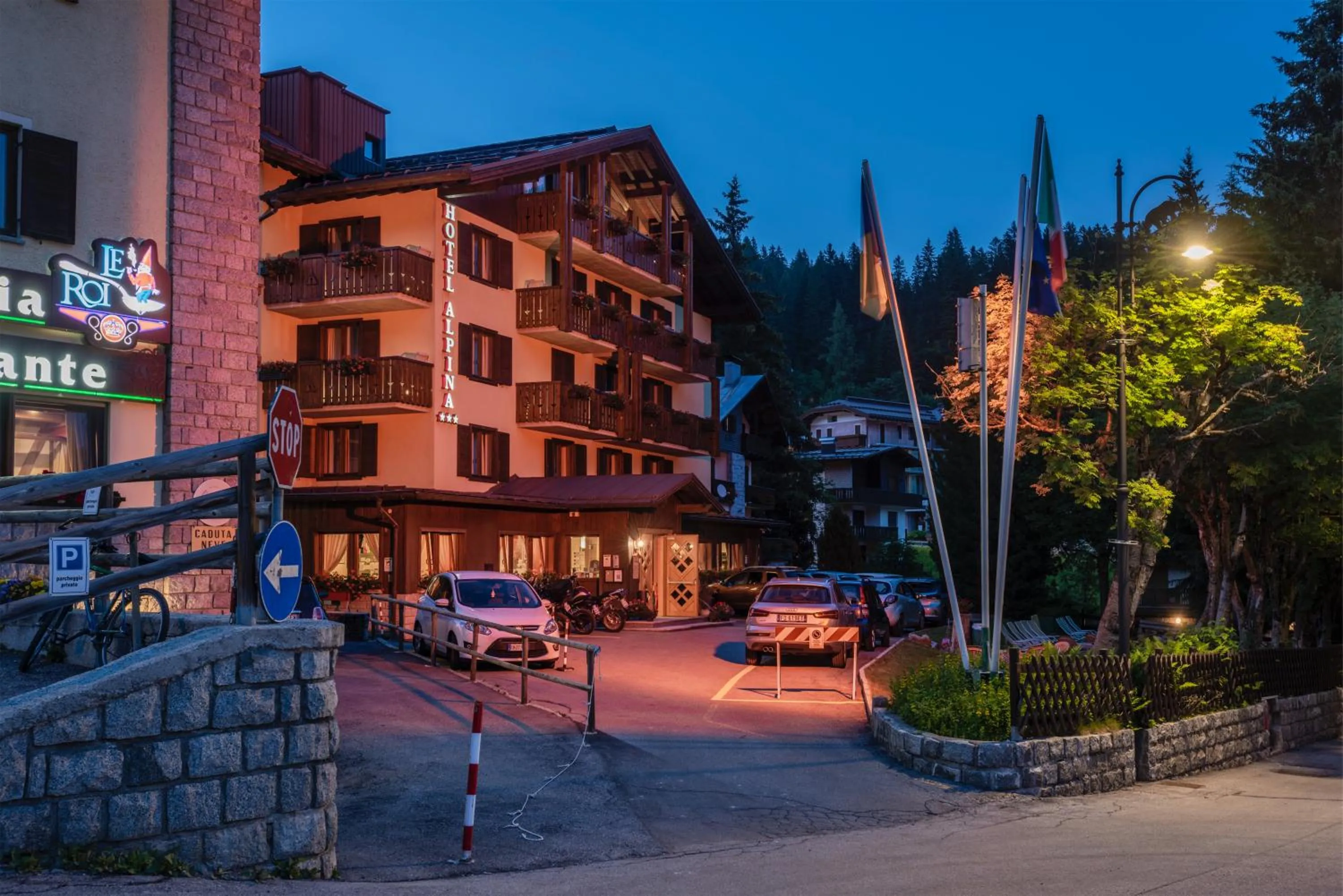 Property building in Hotel Alpina