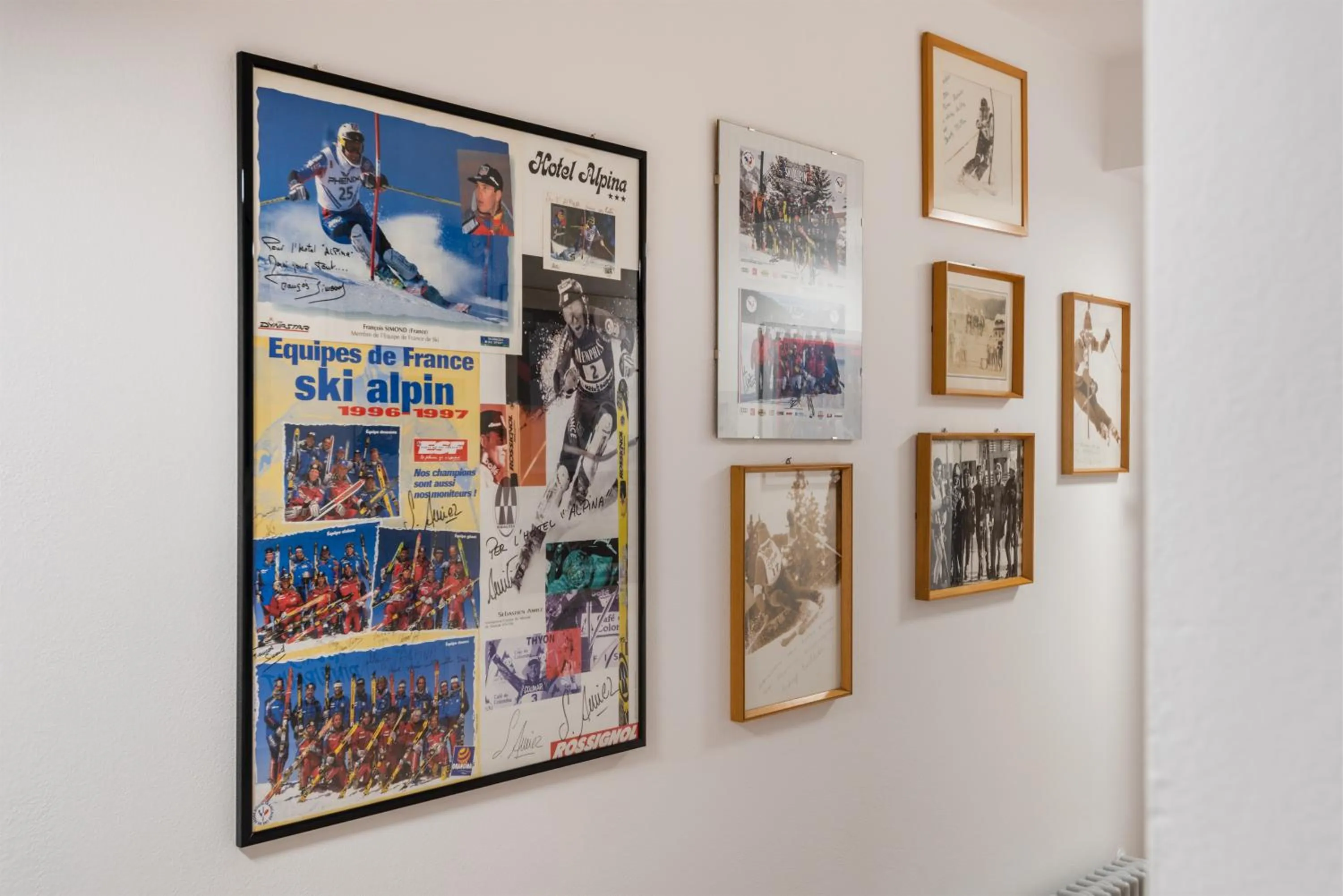 Decorative detail in Hotel Alpina