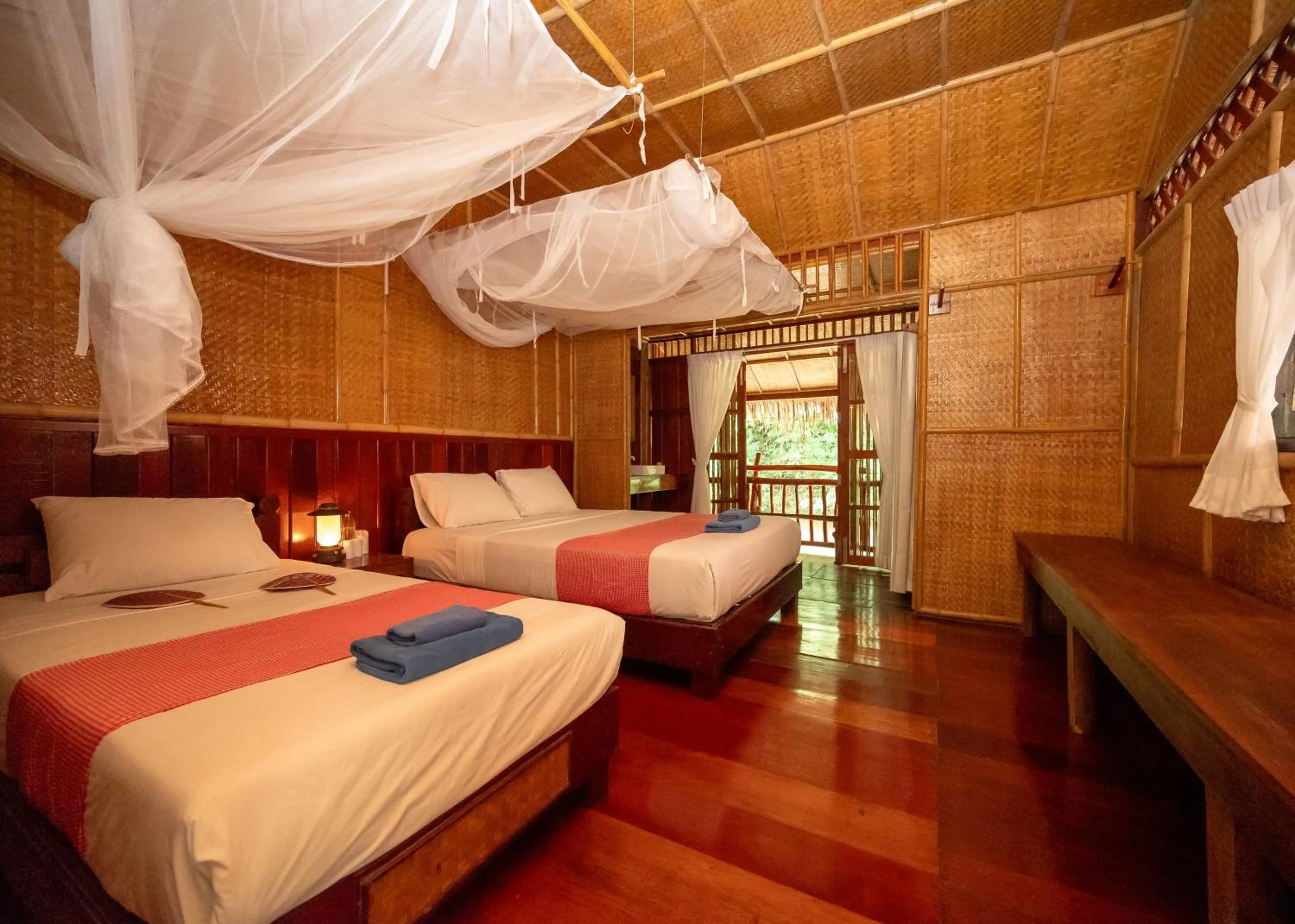 Bed in River Kwai Jungle Rafts