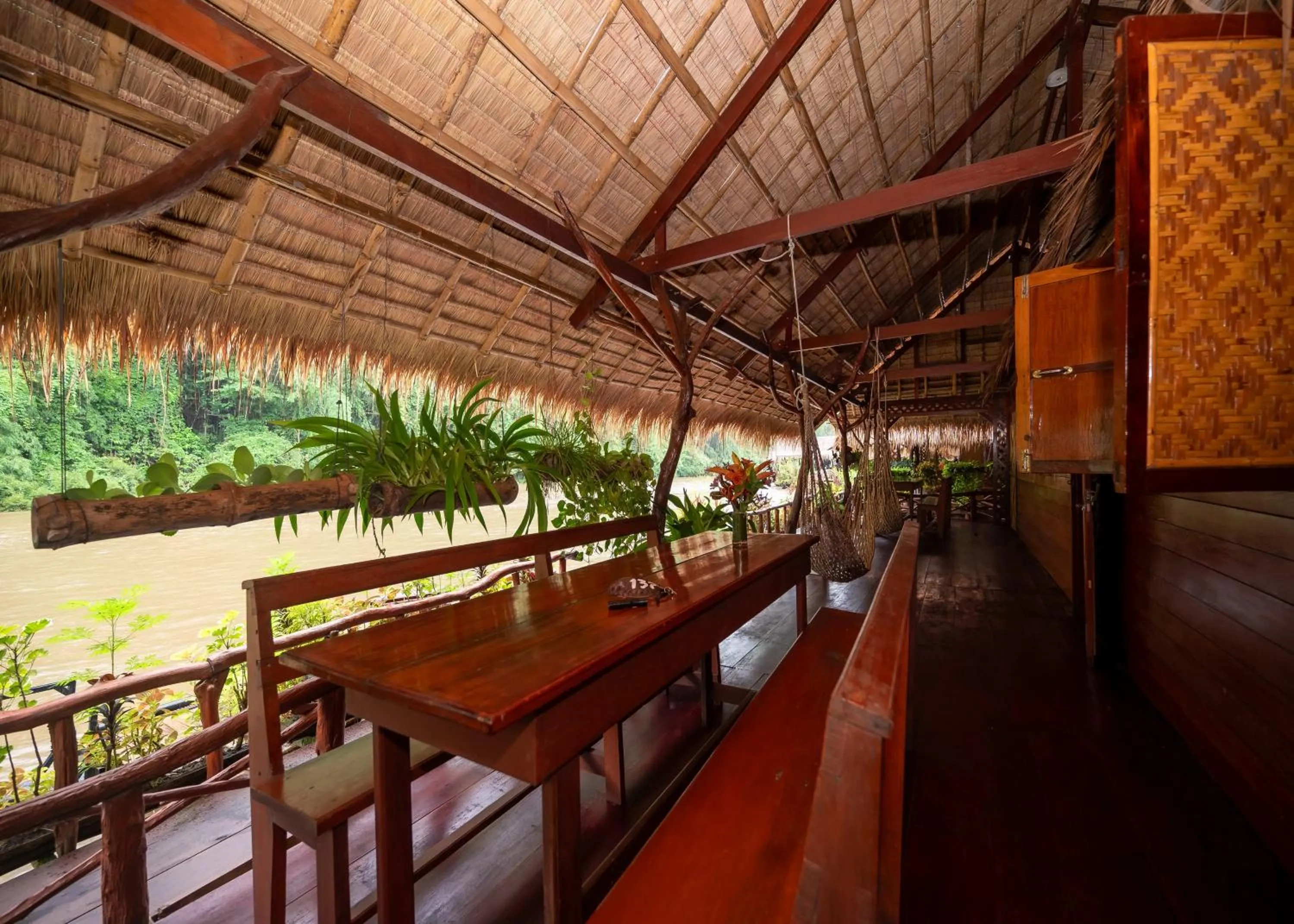 Balcony/Terrace in River Kwai Jungle Rafts