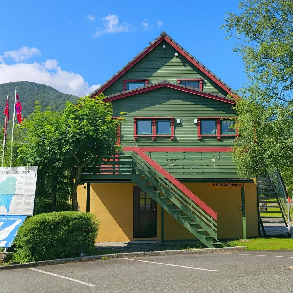 Property building in Byrkjedalstunet Hotell