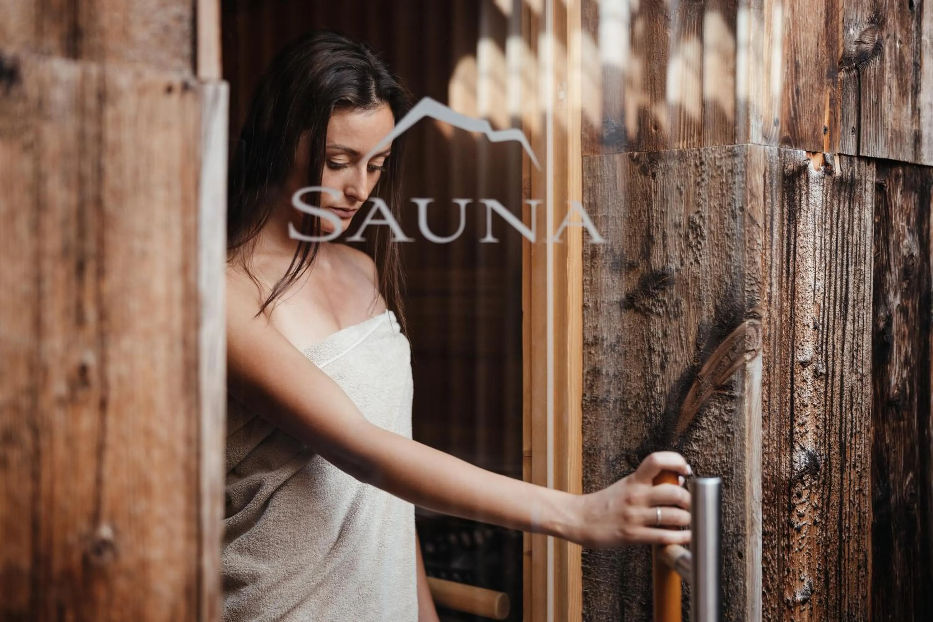 Sauna in Lagació Hotel Mountain Residence