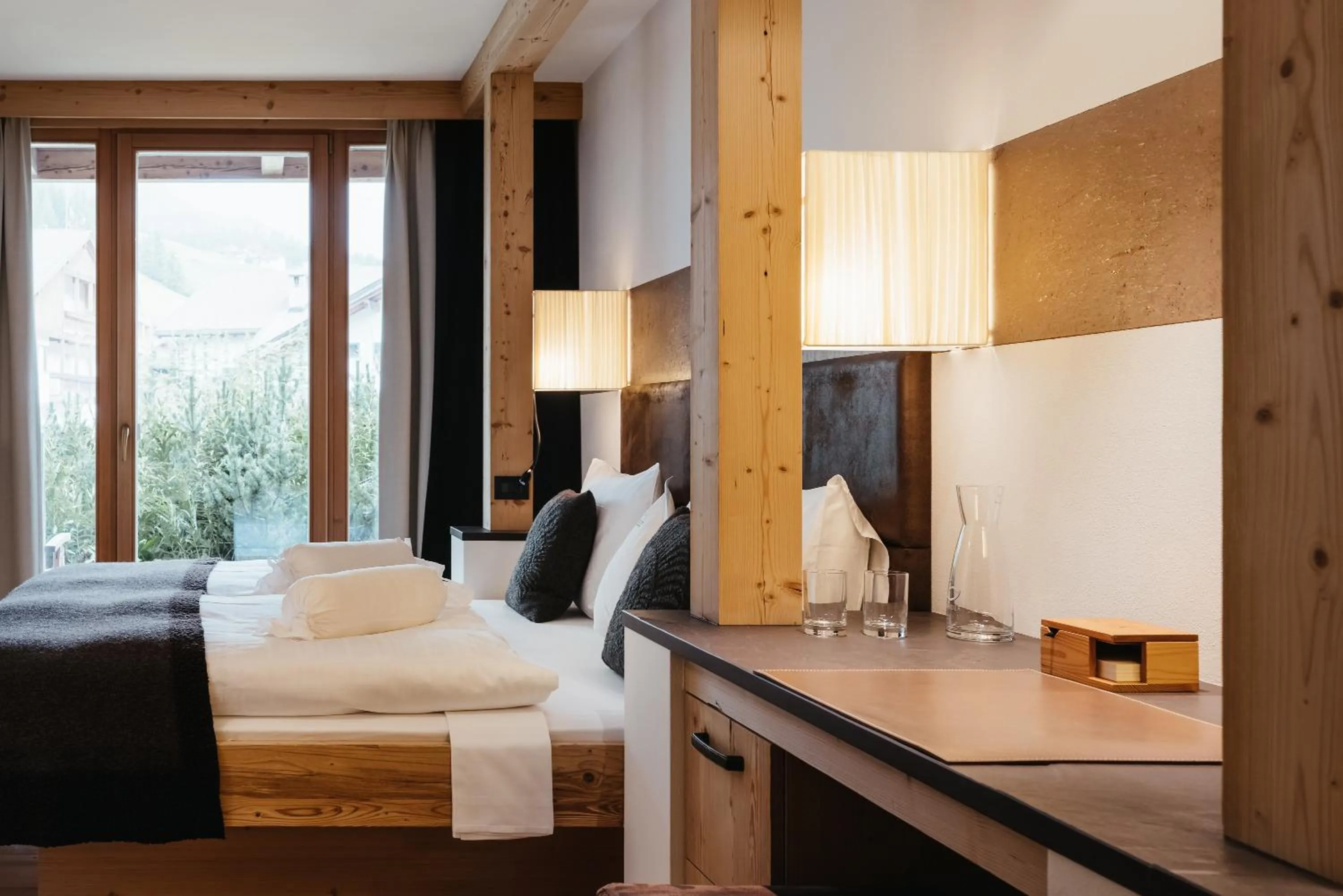 Bed in Lagació Hotel Mountain Residence