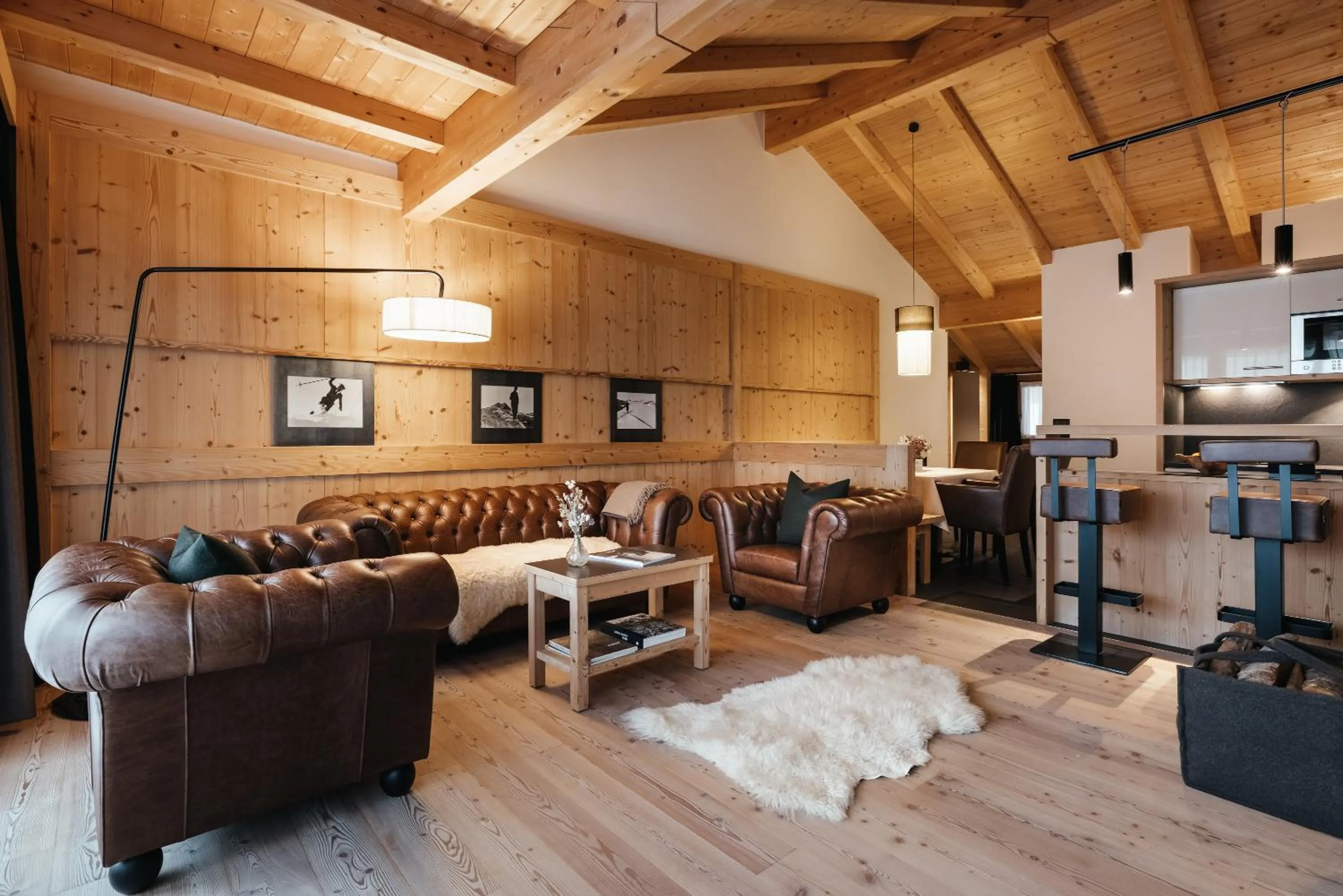 Kitchen or kitchenette in Lagació Hotel Mountain Residence