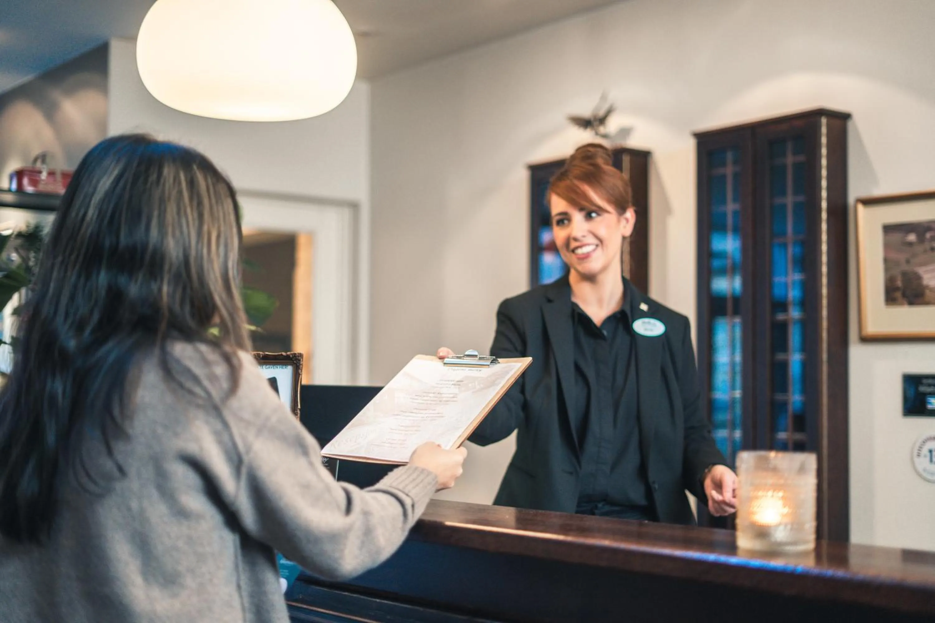 Lobby or reception in Kronen Gaard Hotel