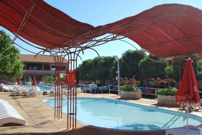 Swimming pool in diRoma Fiori Caldas Novas - ACHEI FERIAS - Com Roupa de Cama