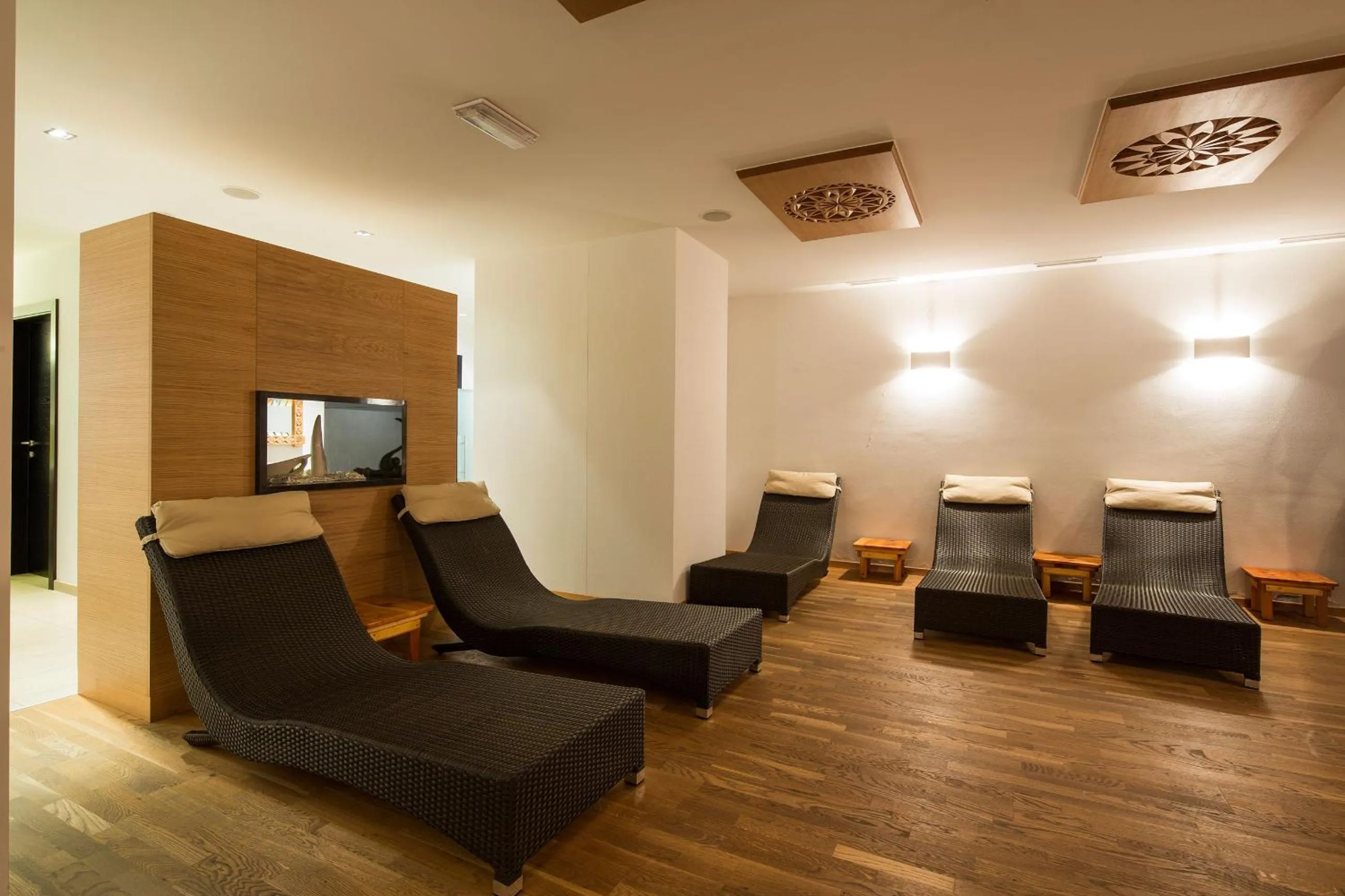 Sauna in Hotel Rezia