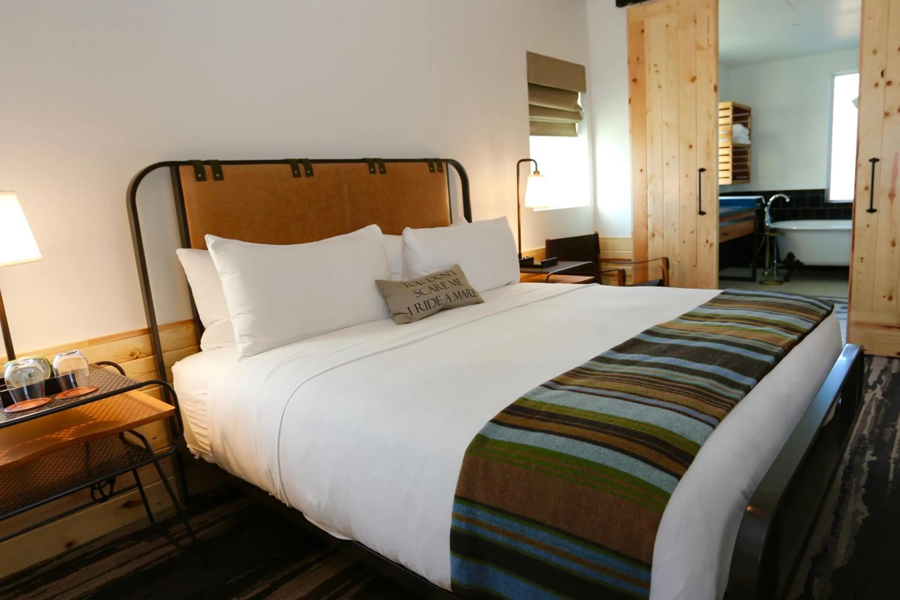 Bed in Cavalry Court, by Valencia Hotel Collection