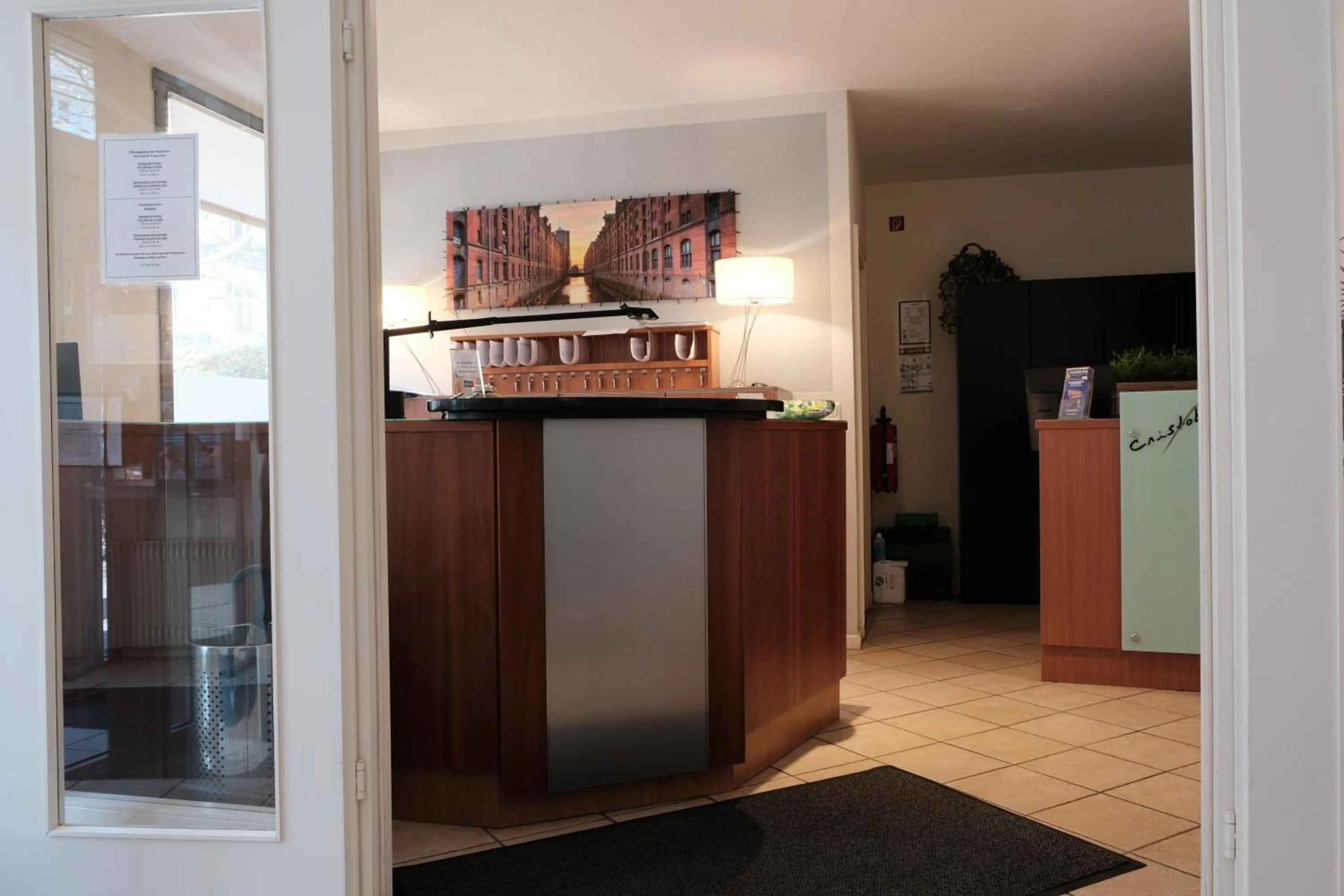 Lobby or reception in Hotel Cristobal