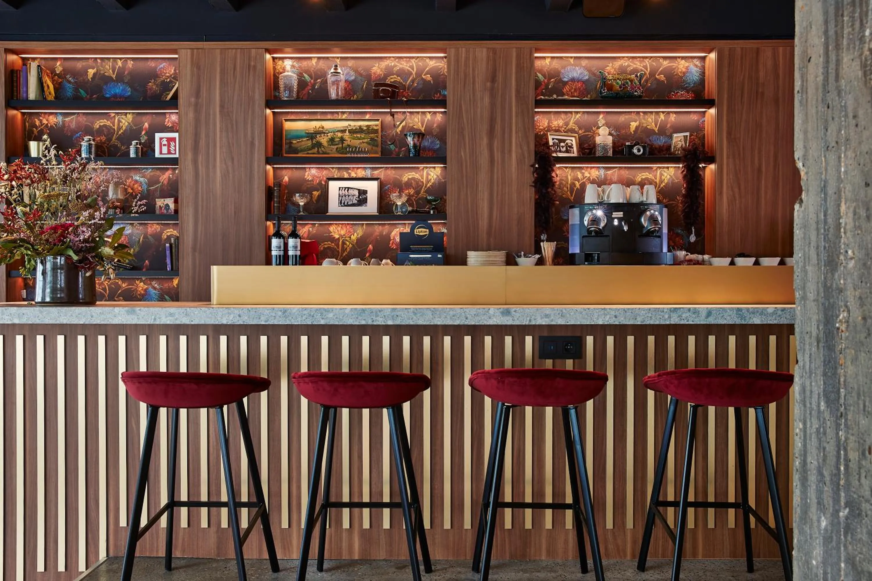 Lounge or bar in The Scott Hotel Brussels