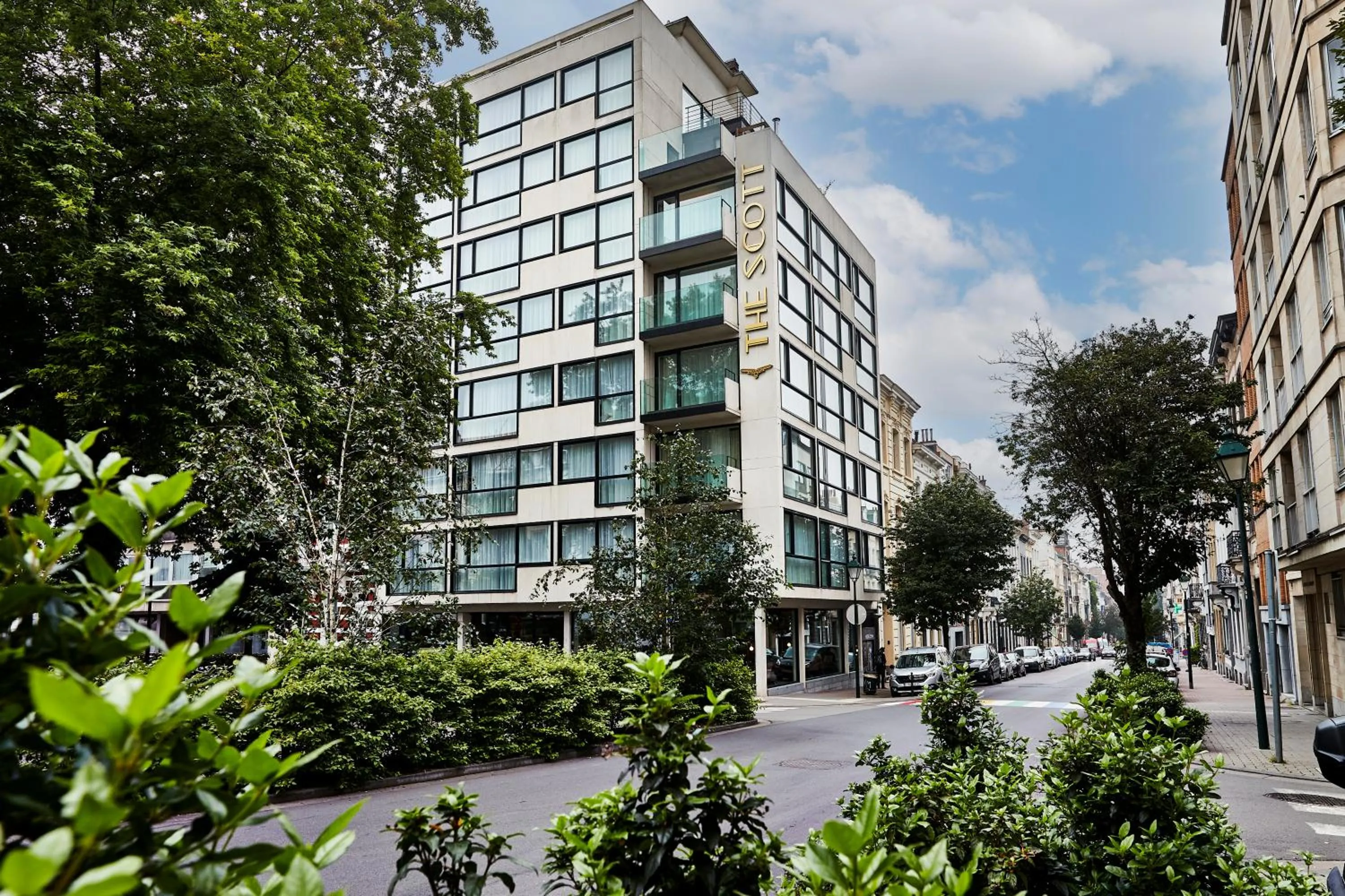 Facade/entrance in The Scott Hotel Brussels