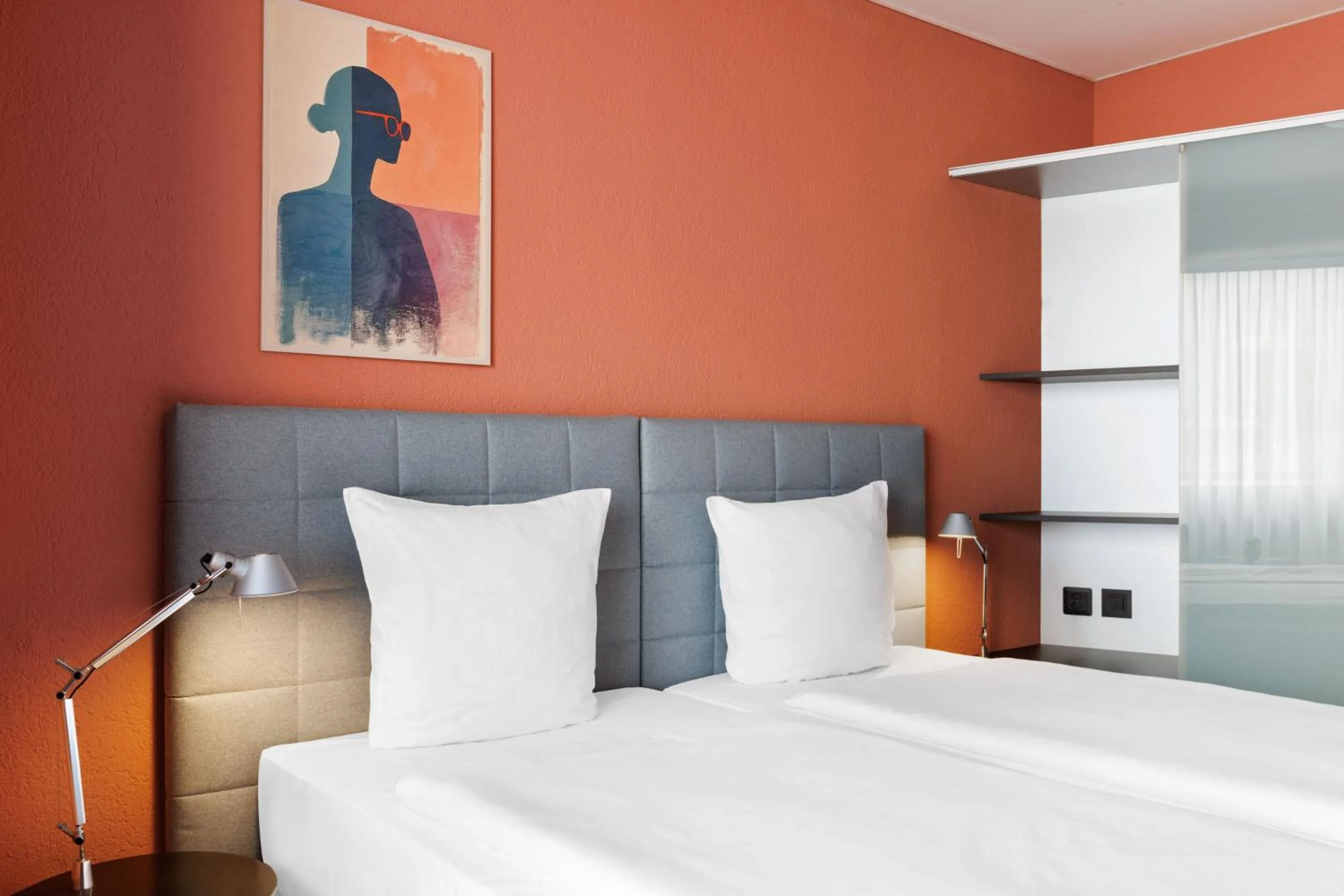 Bedroom, Bed in Hotel La Pergola