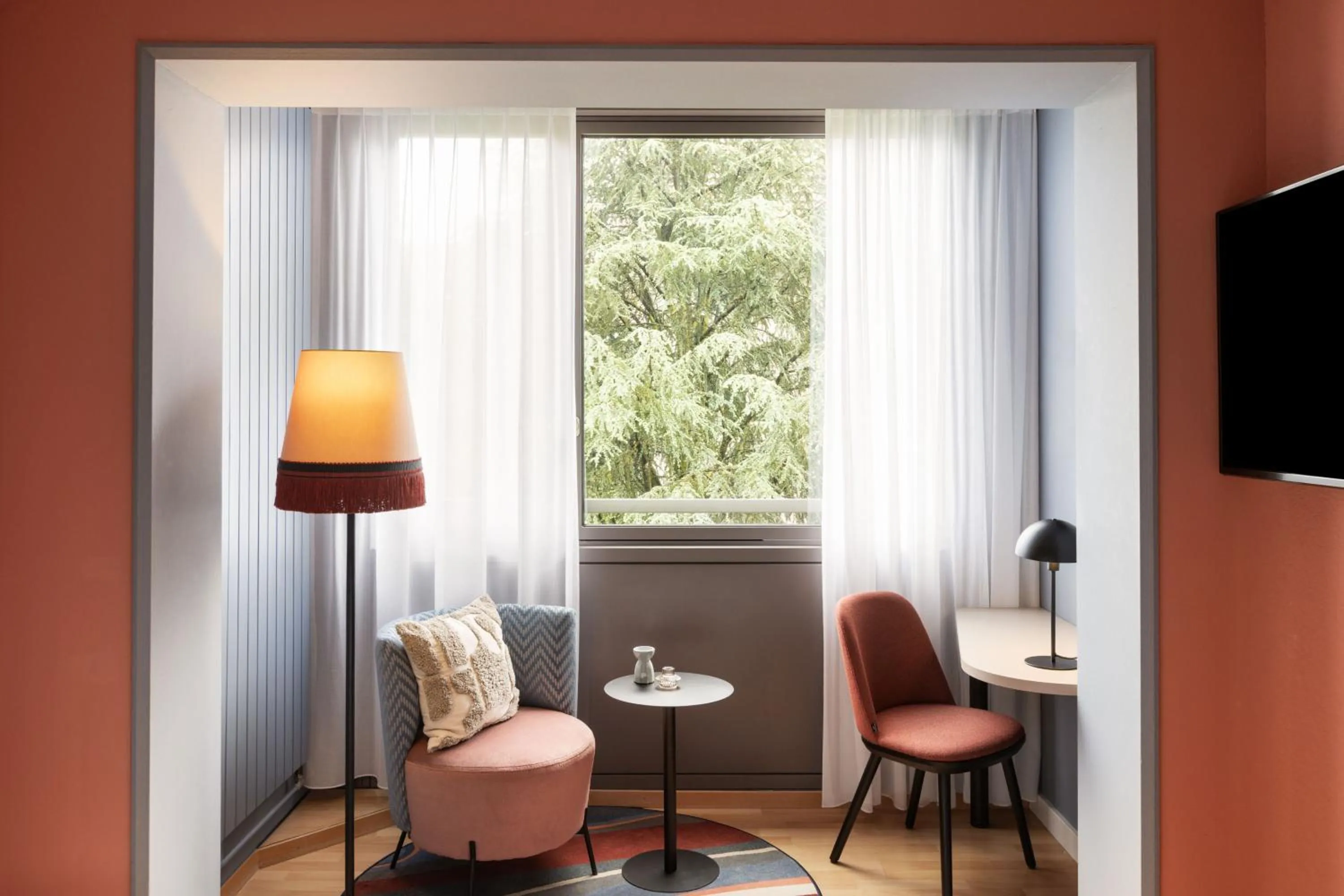 Seating area in Hotel La Pergola