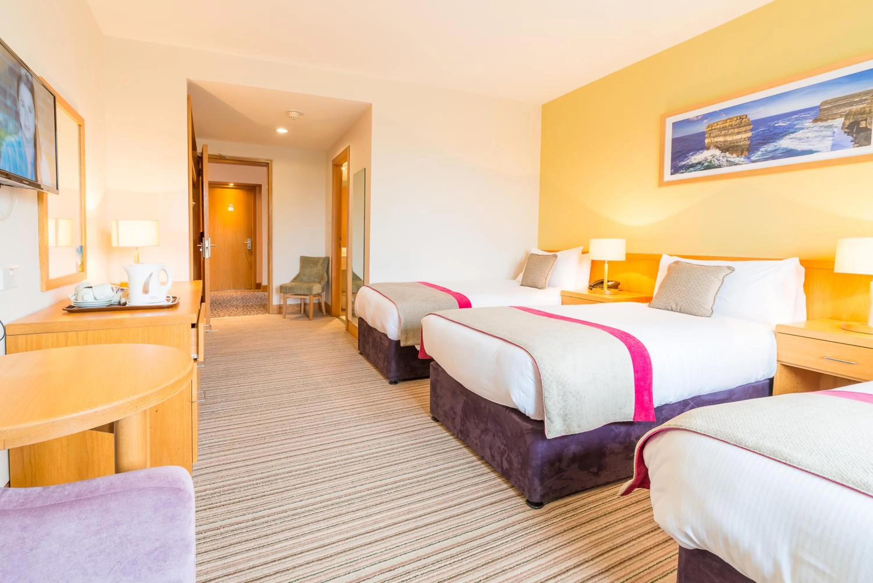 Bedroom, Bed in Knock House Hotel