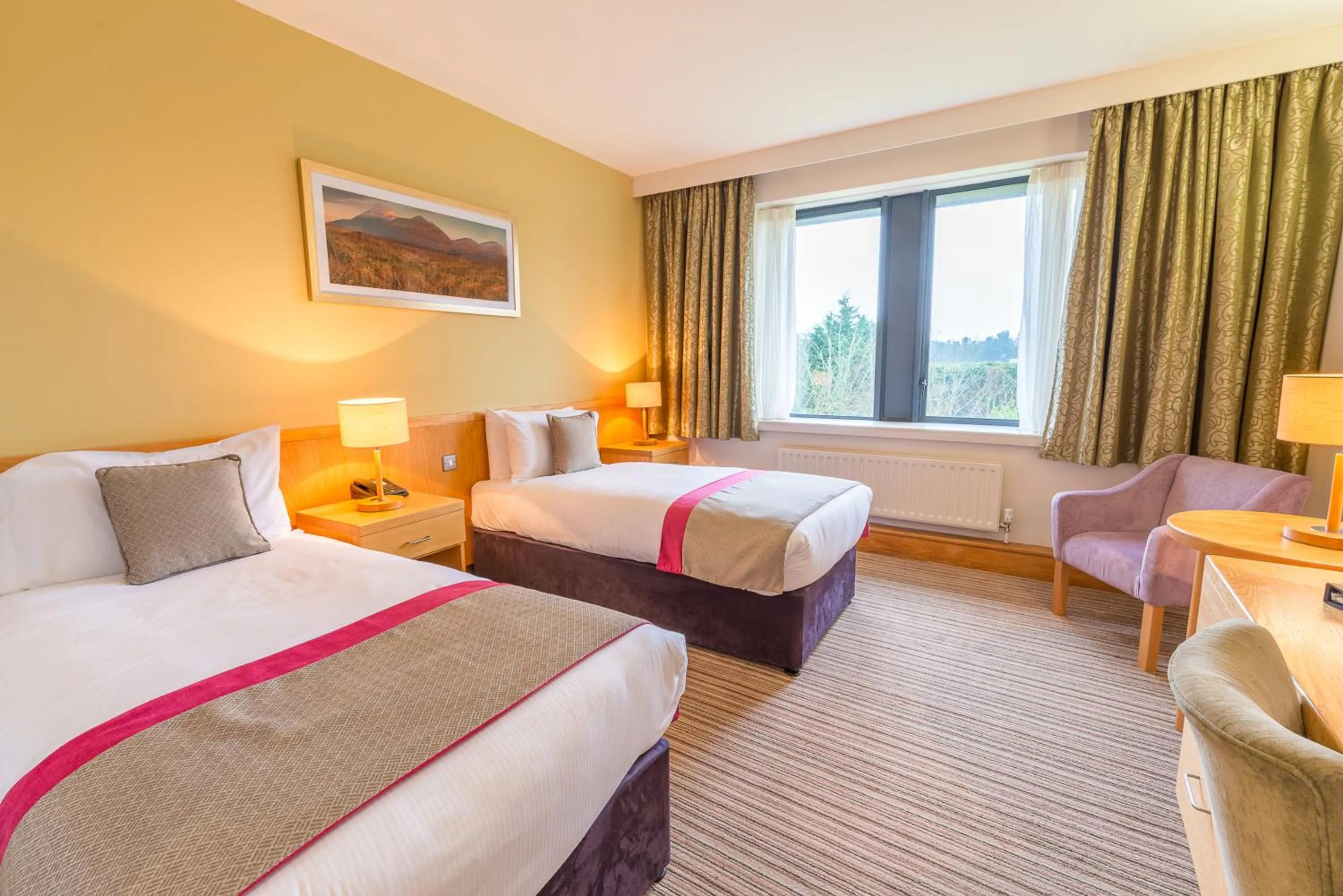 Bedroom, Bed in Knock House Hotel