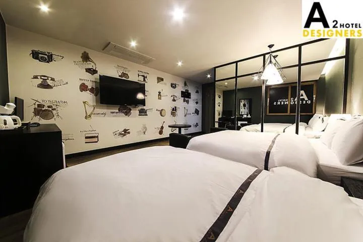 Bed in A2 Hotel Desingers