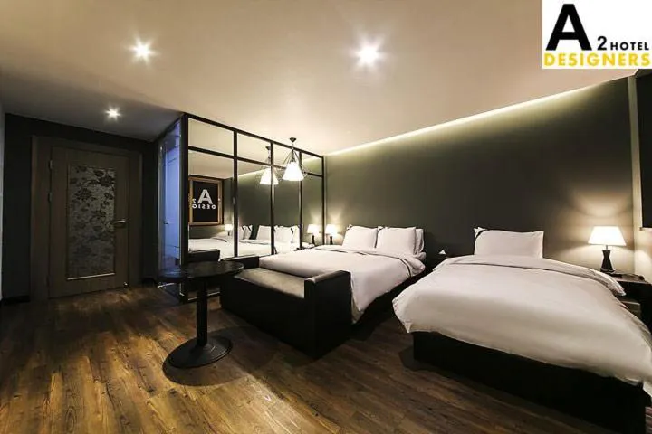 Bed in A2 Hotel Desingers