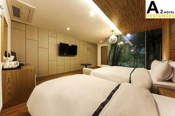 Bed in A2 Hotel Desingers