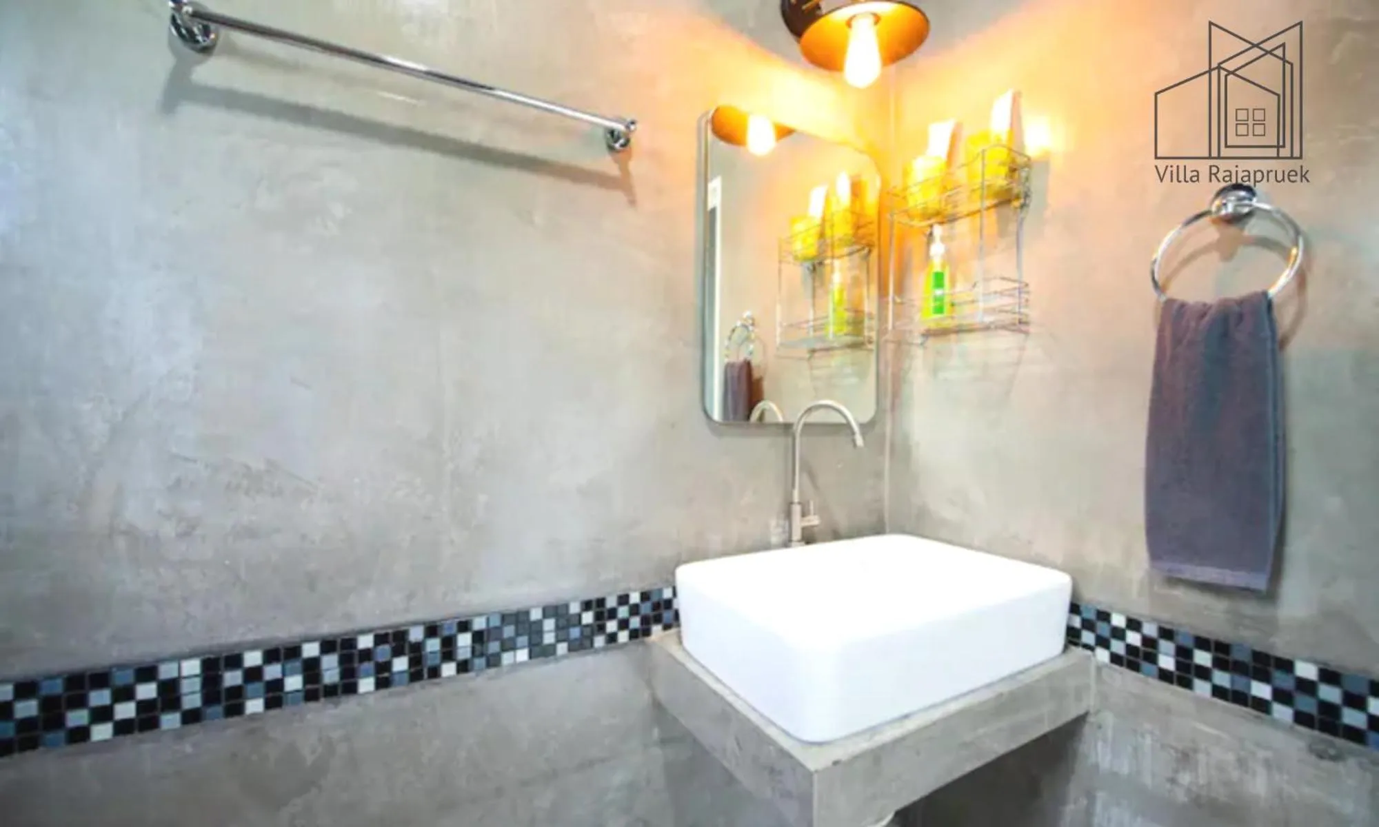 Shower in Villa Rajapruek Exclusive Entire Private 3 Villas rental near Airport