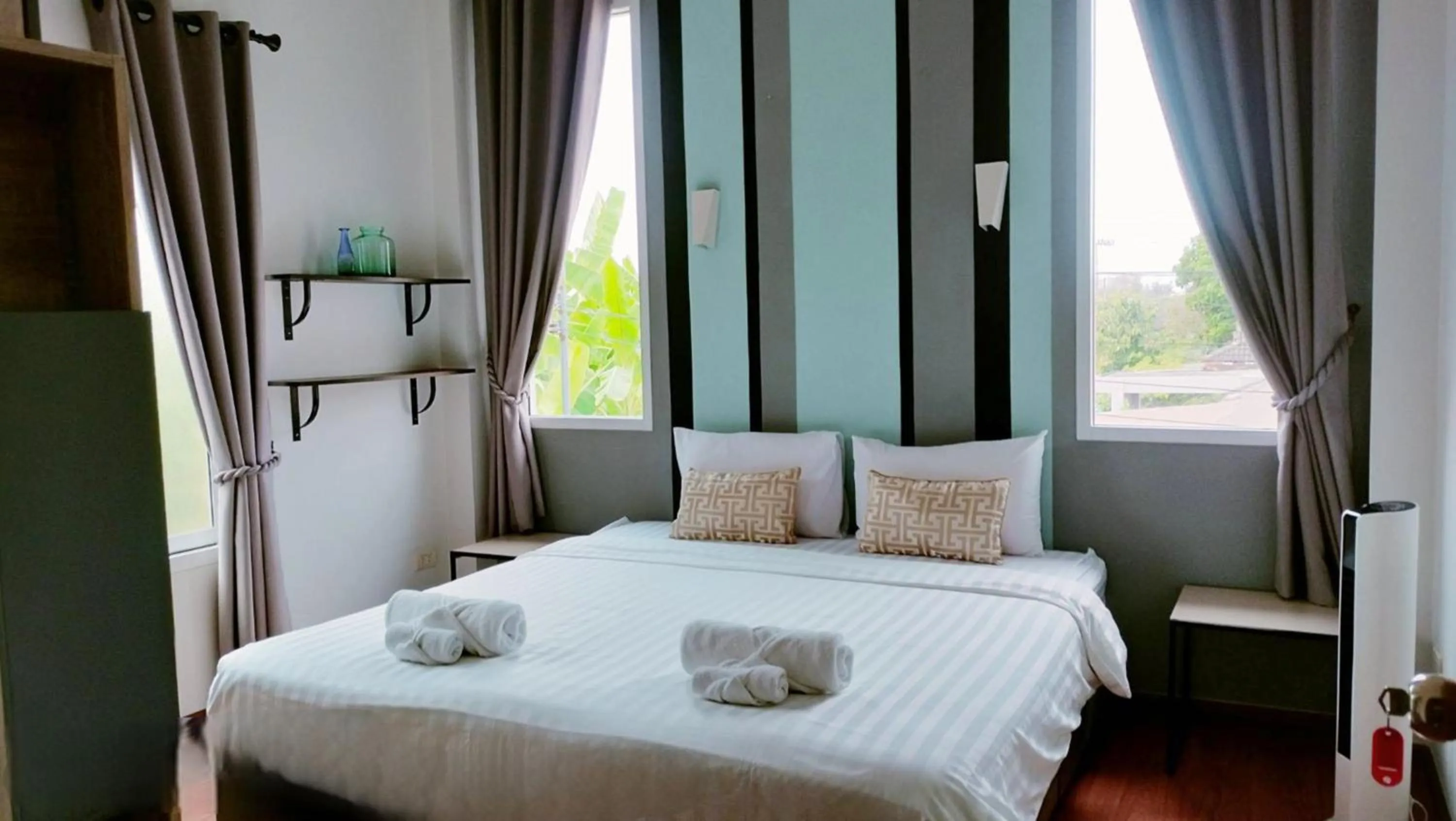 Bed in Villa Rajapruek Exclusive Entire Private 3 Villas rental near Airport