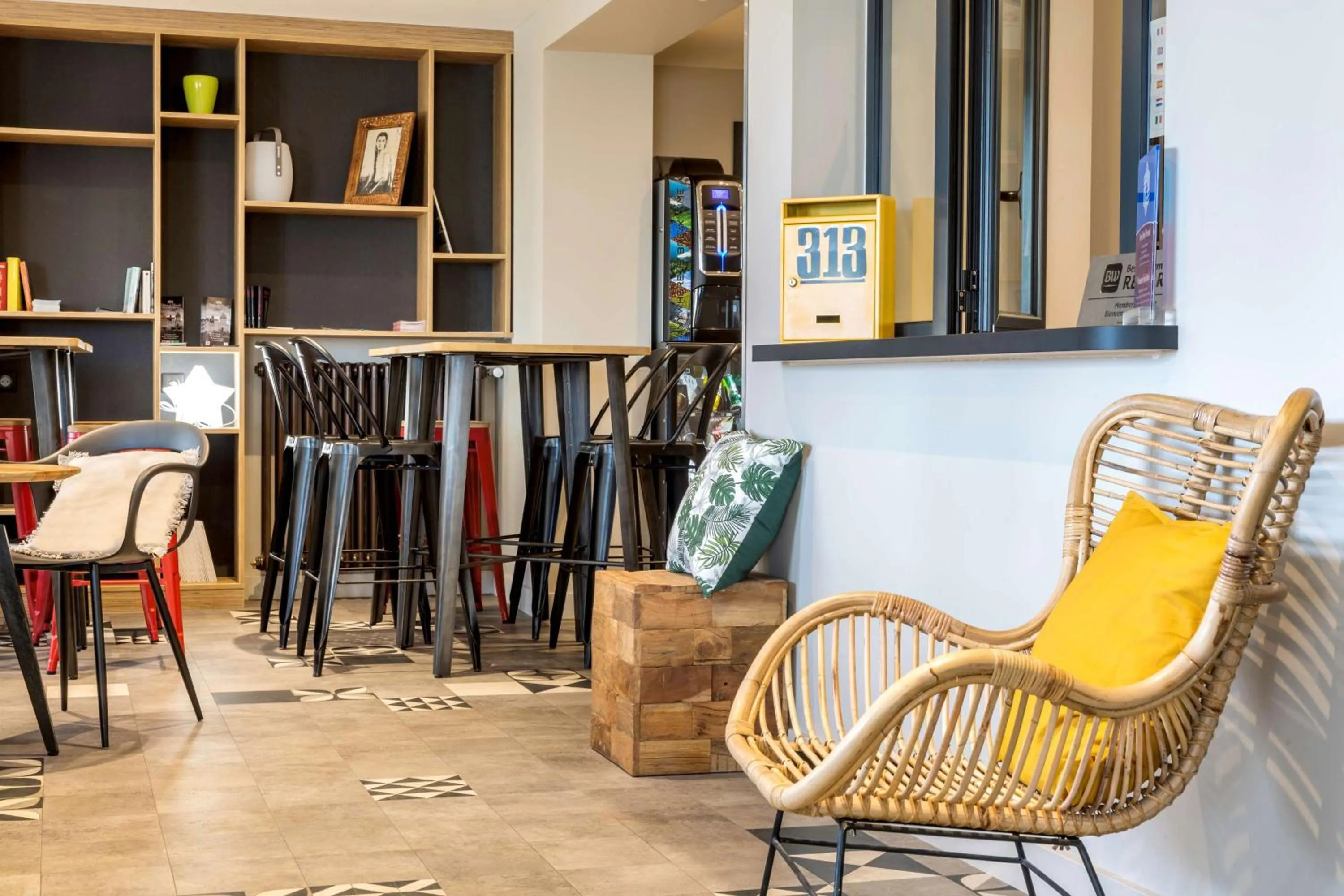 Lobby or reception in Hôtel du Nord