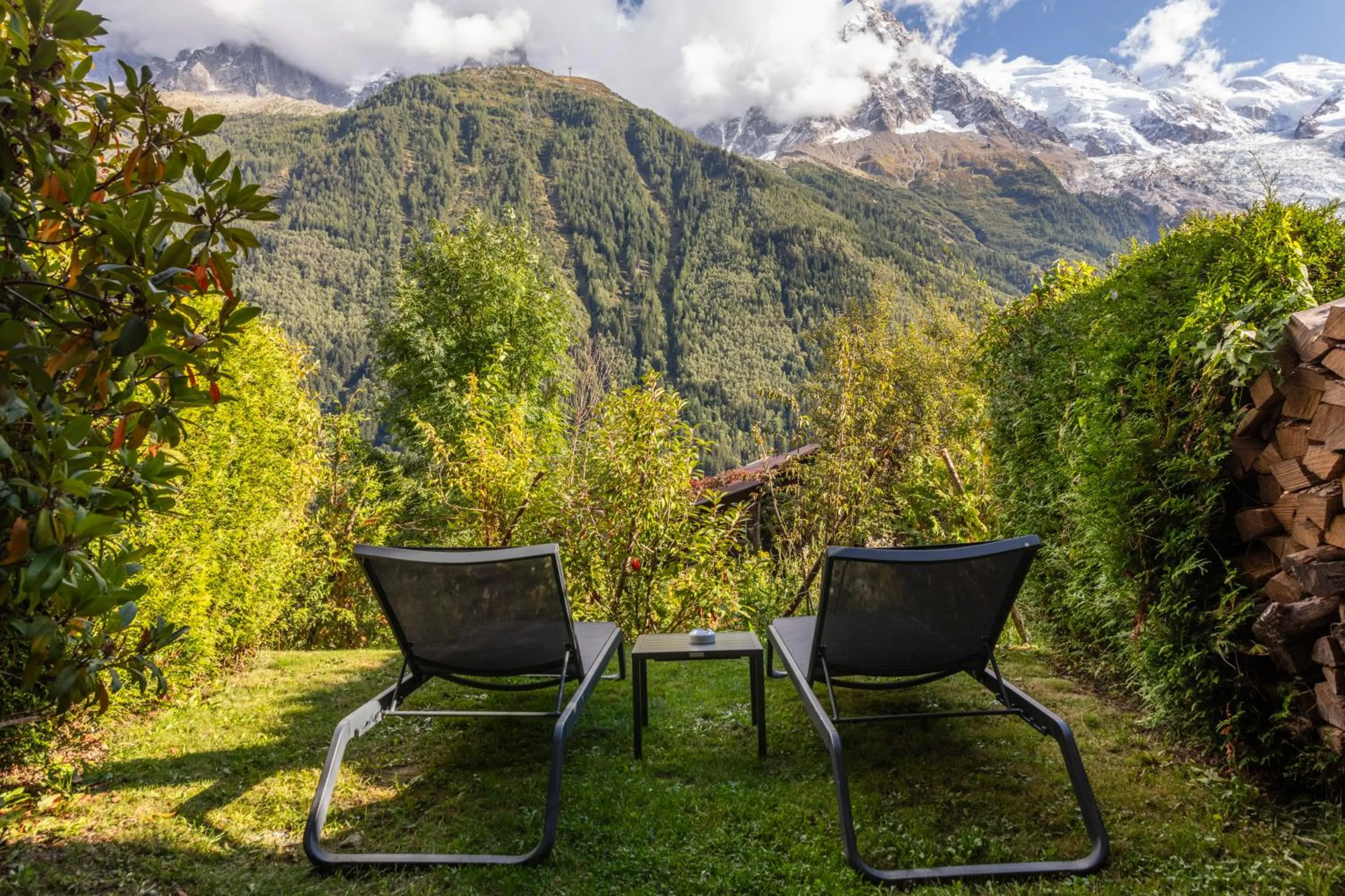 Garden in Auberge du Bois Prin