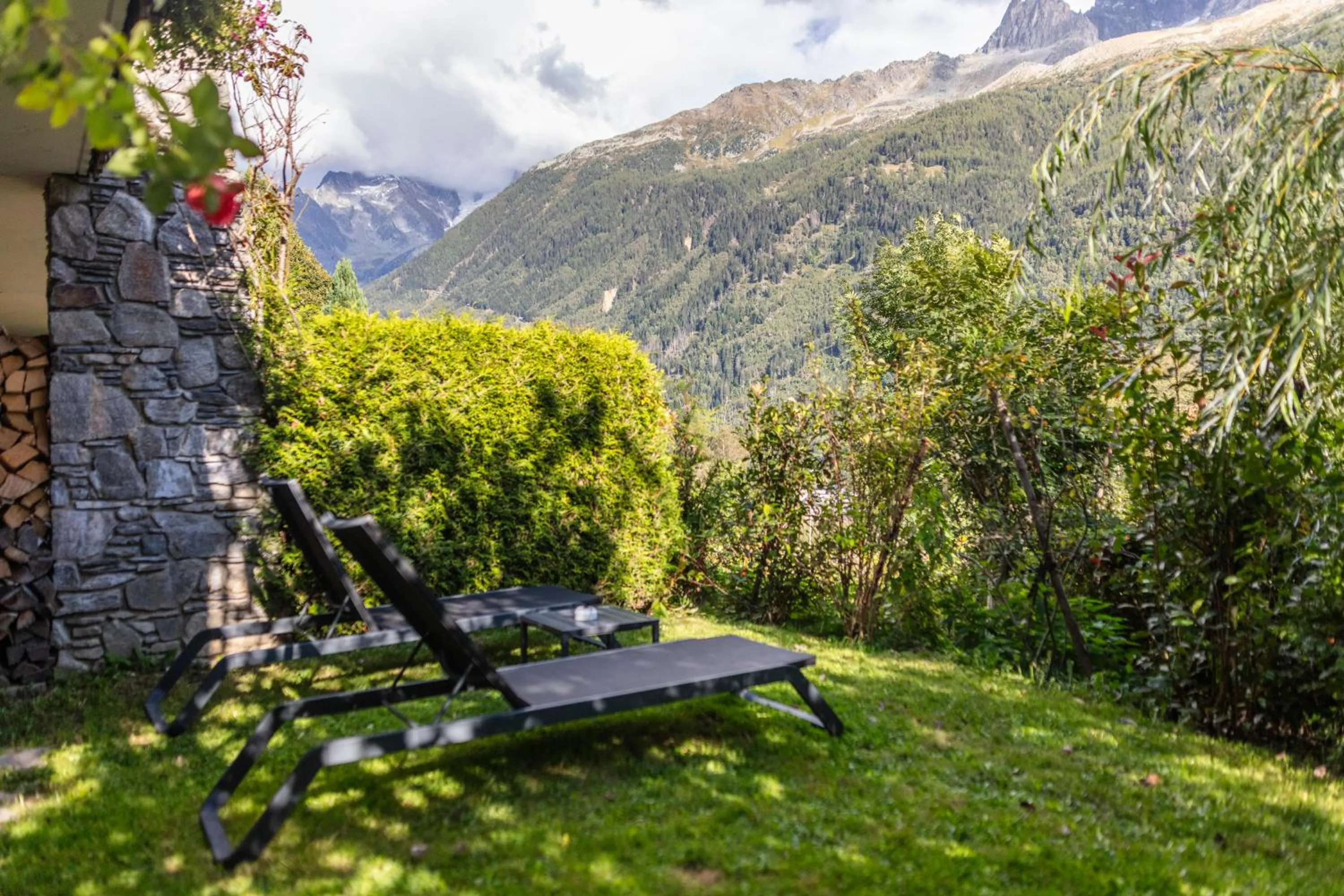 Garden in Auberge du Bois Prin