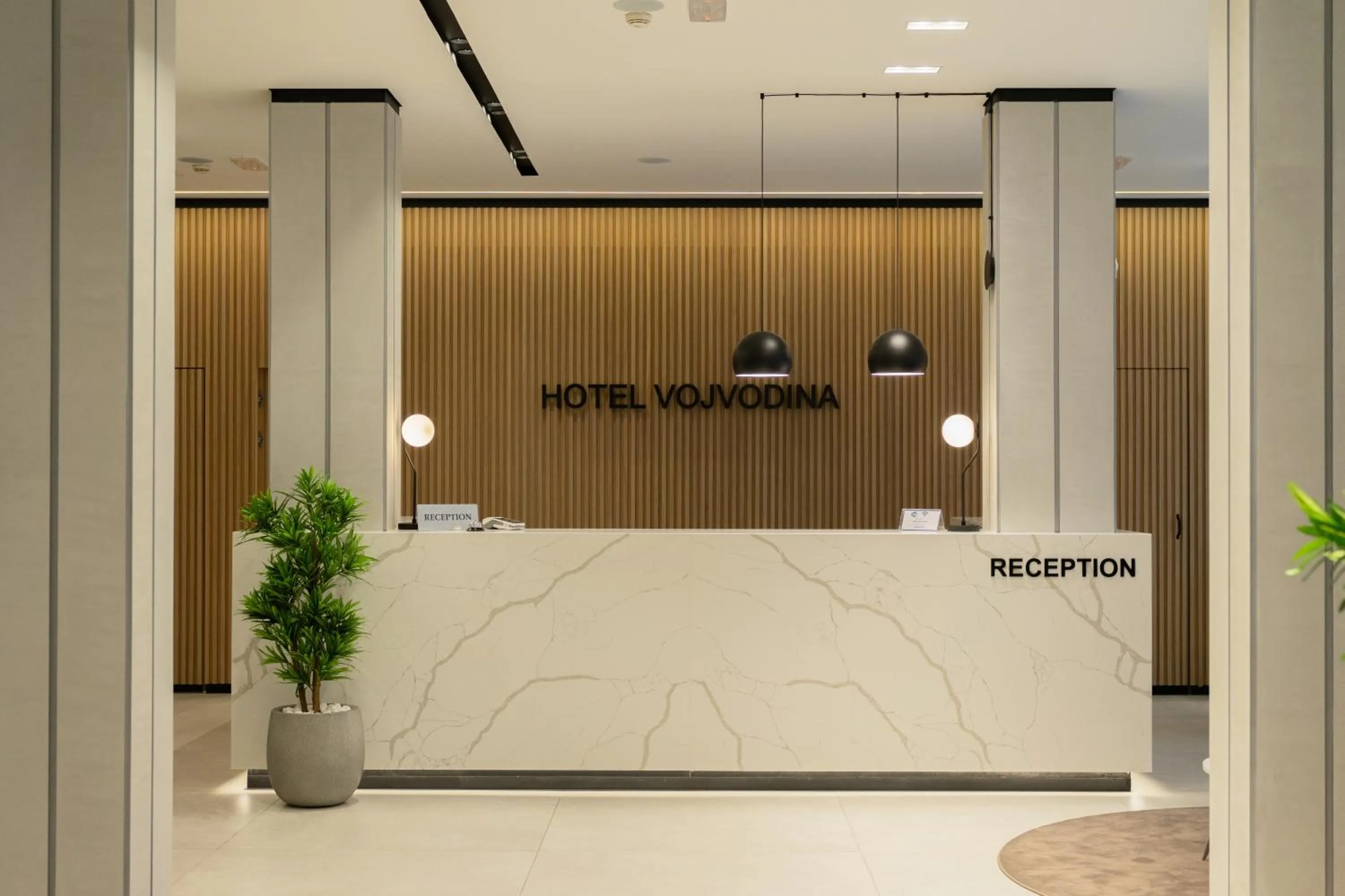 Lobby or reception in Hotel Vojvodina