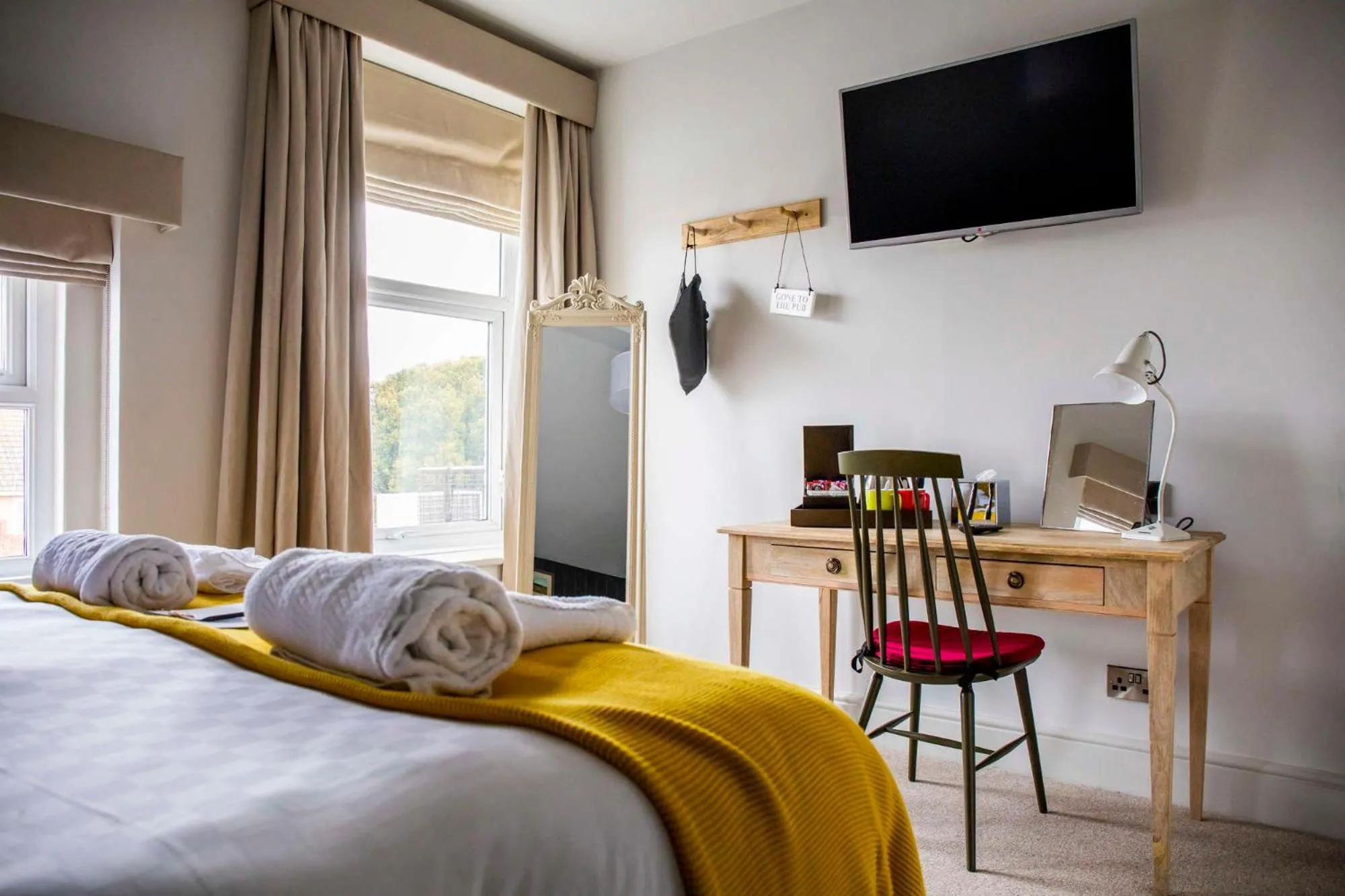 Bedroom, Bed in Dunstan House