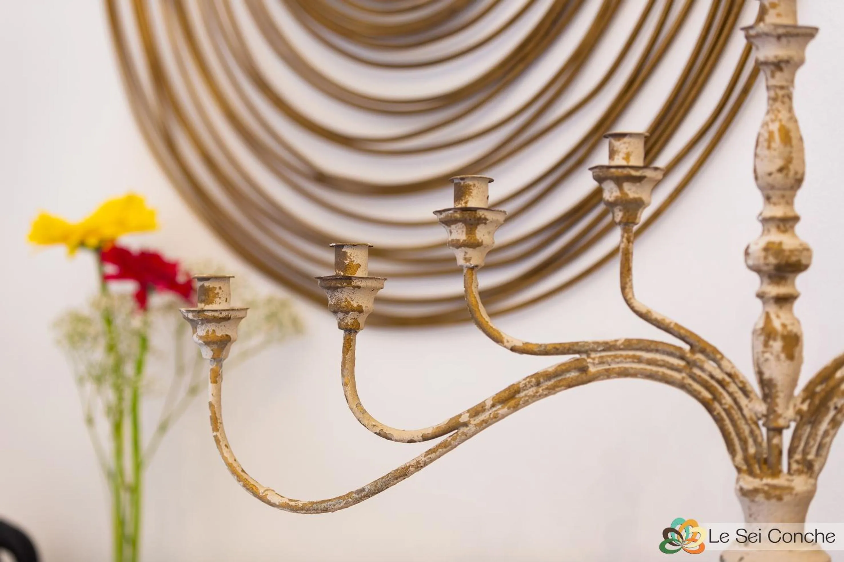 Decorative detail in Le Sei Conche Relais & SPA