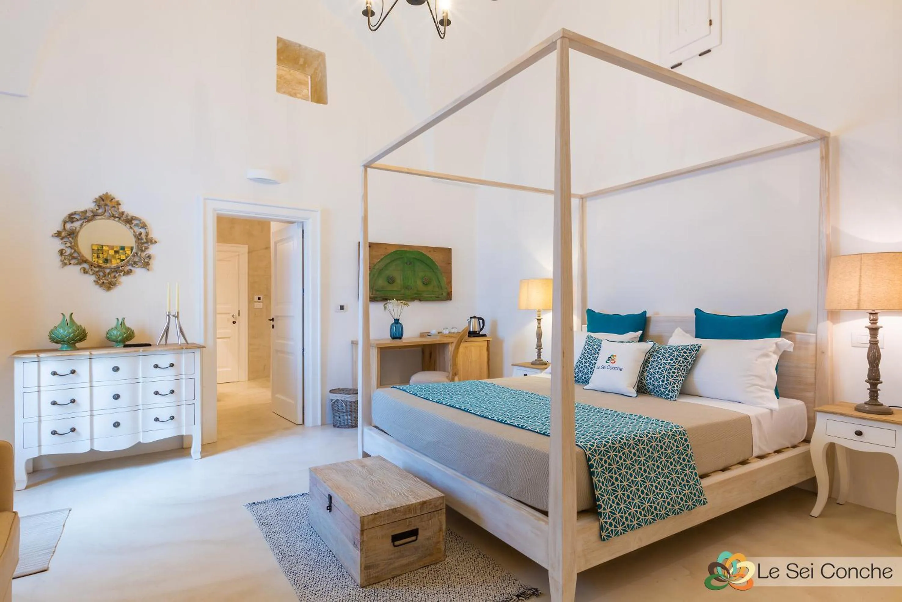 Bed in Le Sei Conche Relais & SPA