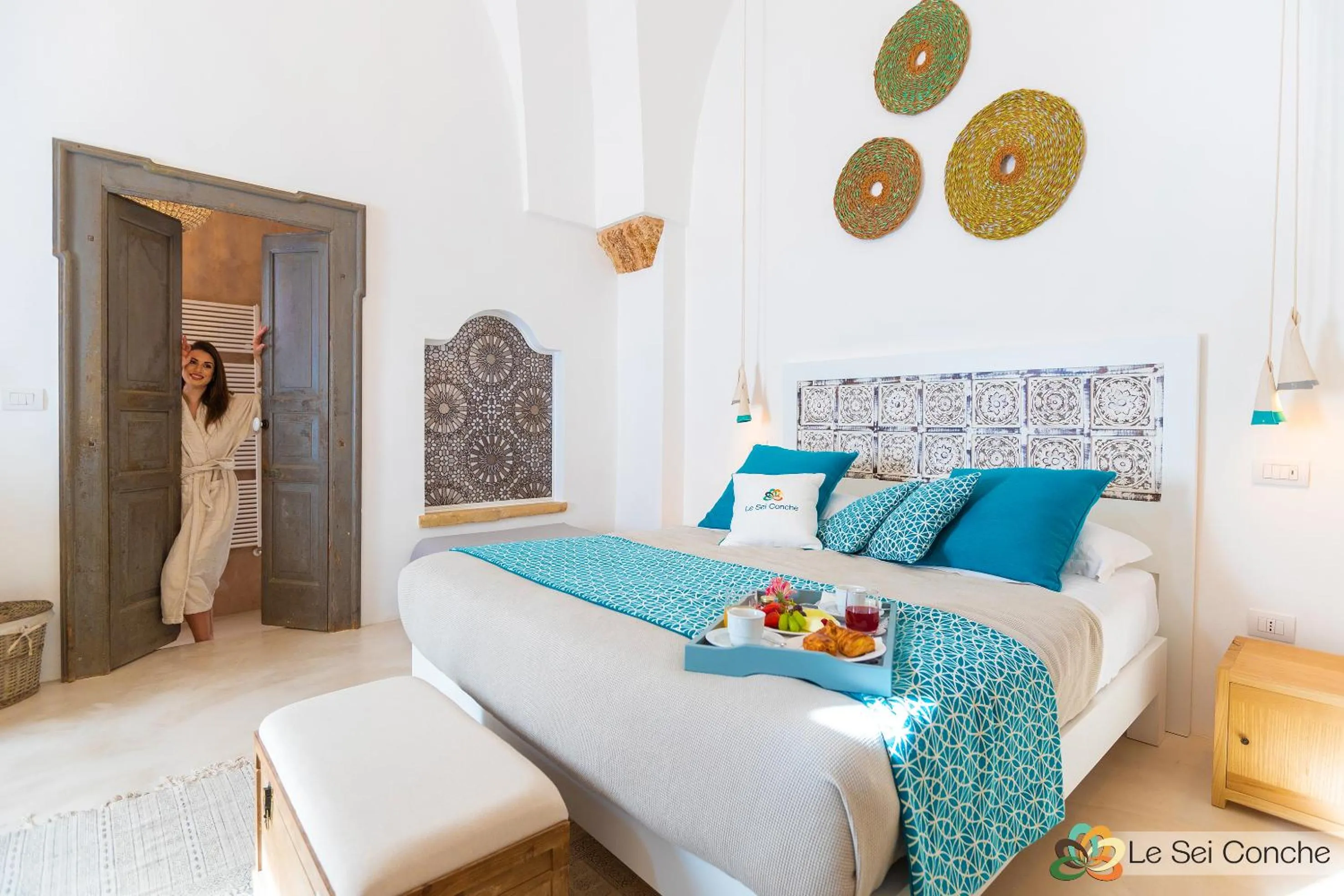 Bed in Le Sei Conche Relais & SPA