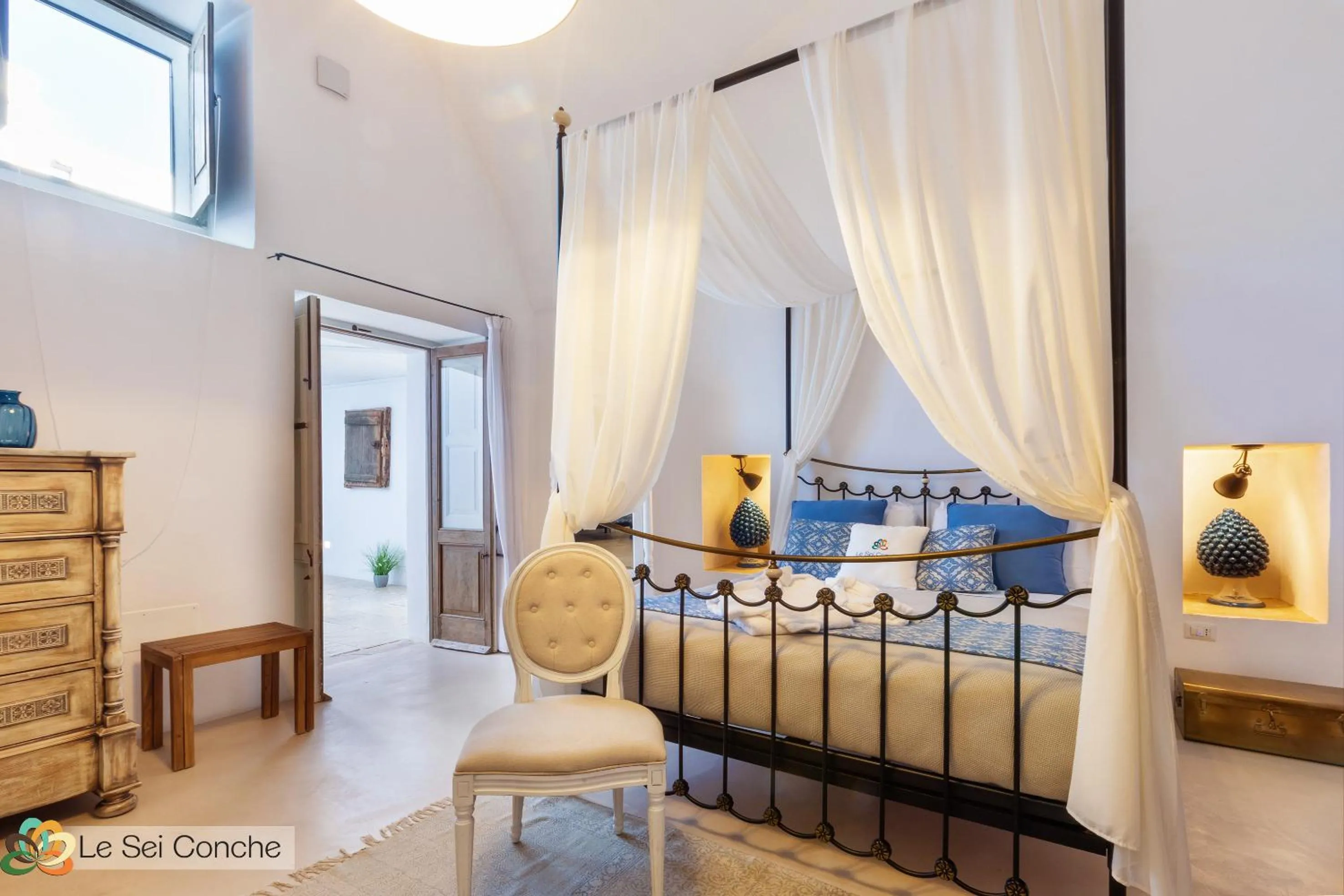 Bed in Le Sei Conche Relais & SPA