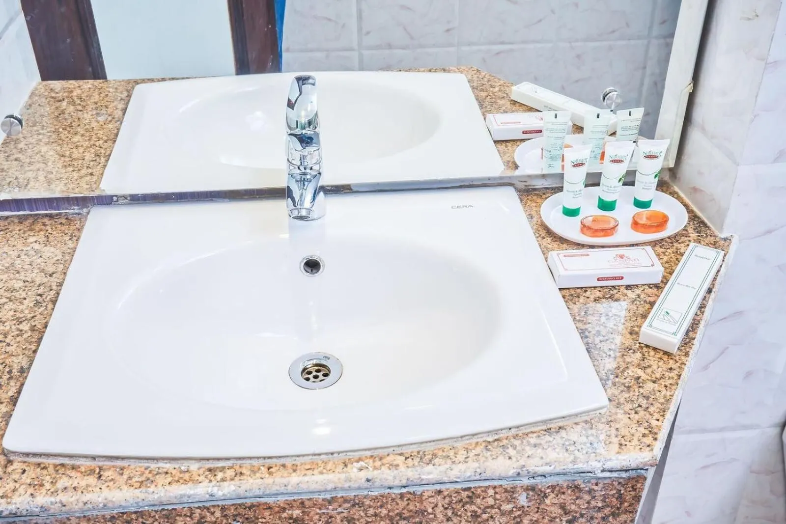 Bathroom in Ganpati Hotel Katra