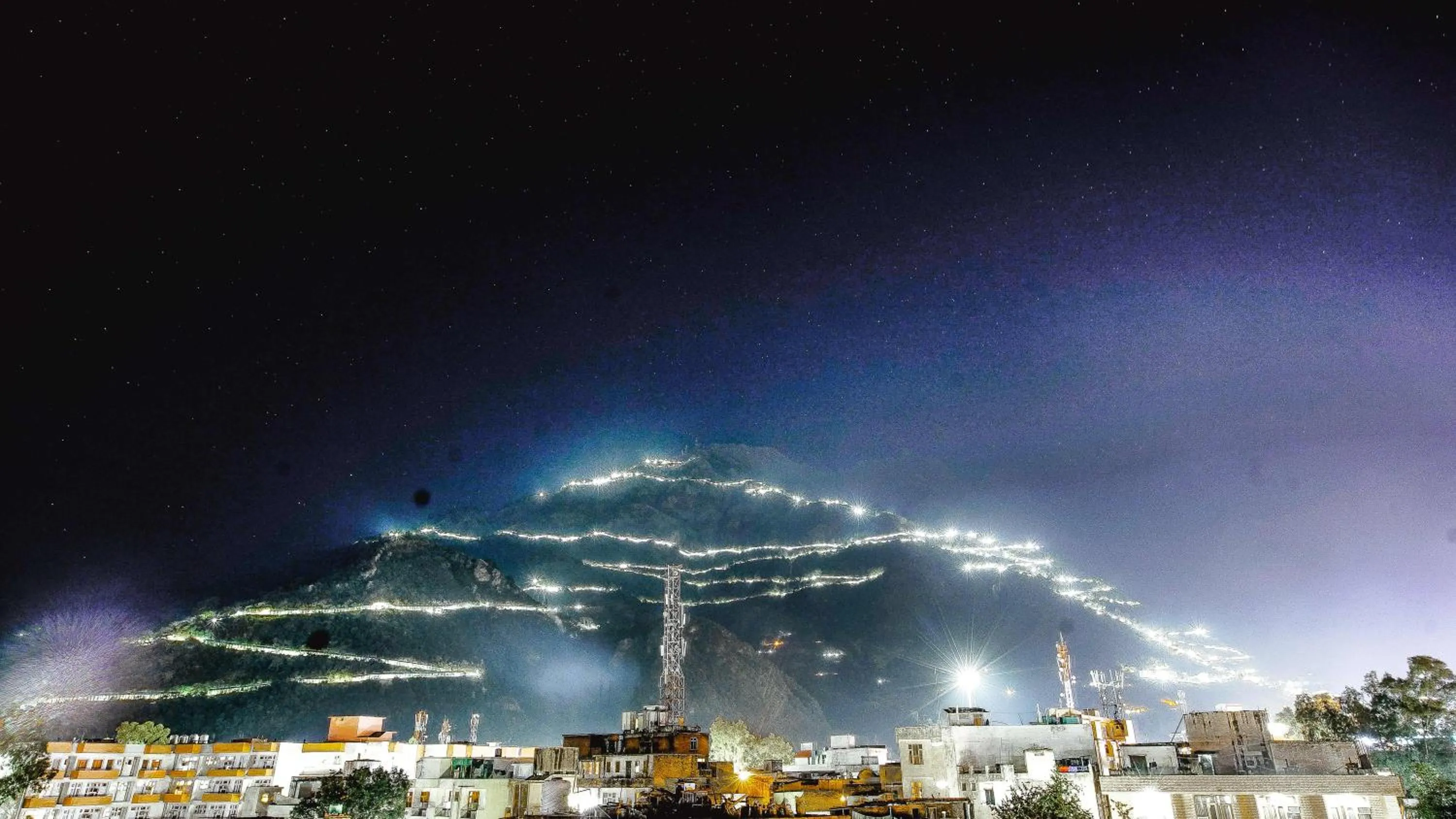 City view in Ganpati Hotel Katra