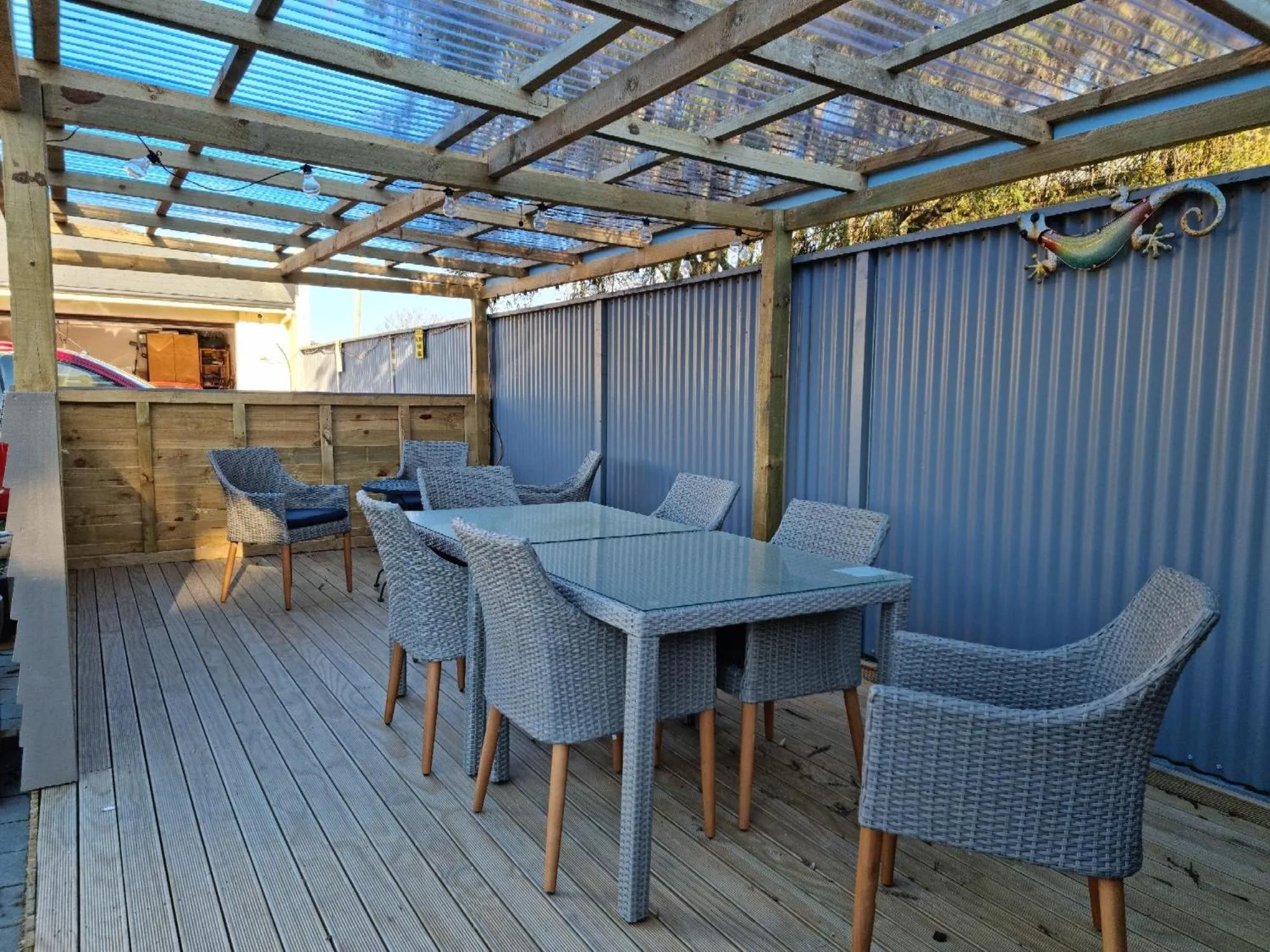 Seating area in THE MEWS Oamaru
