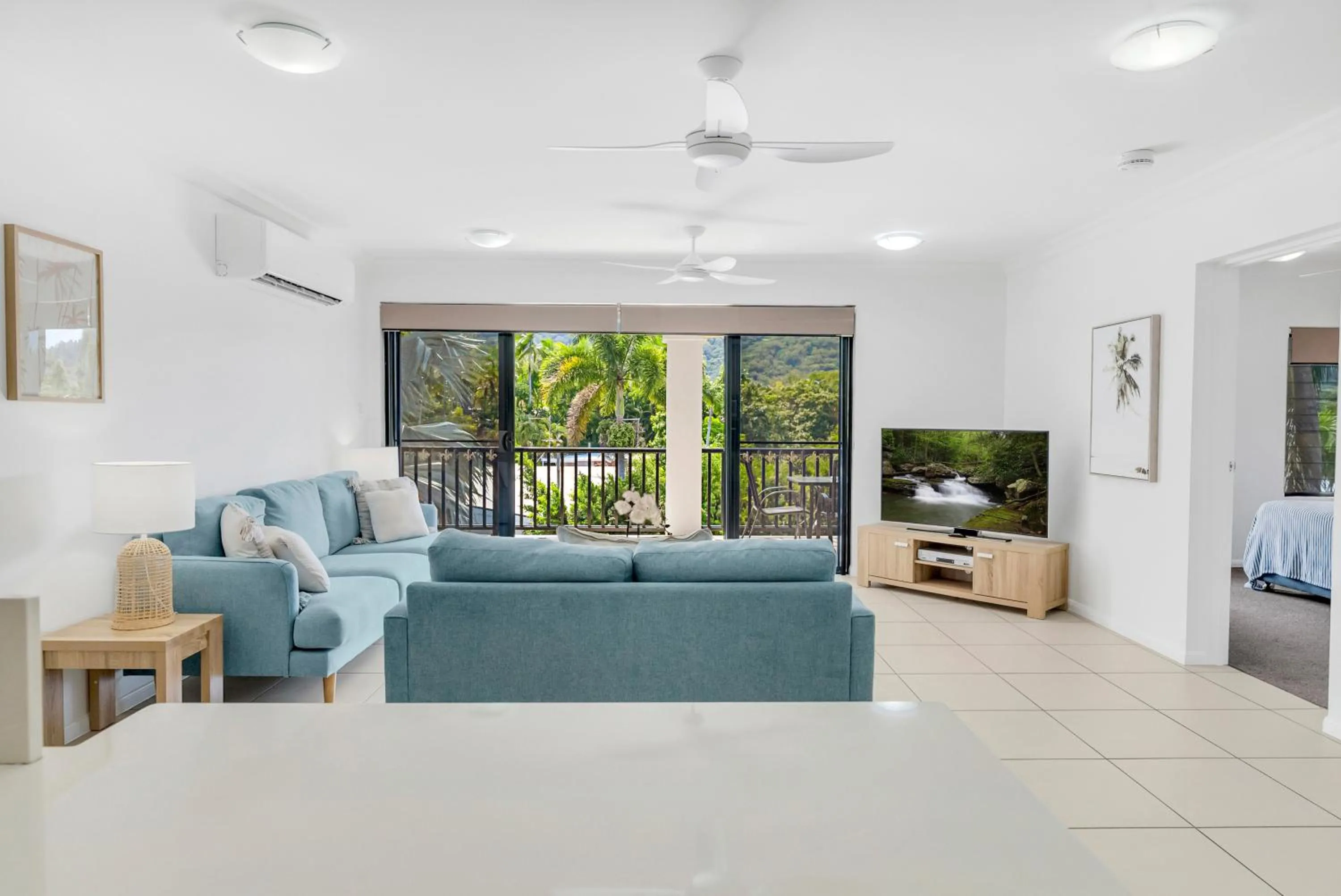 Bed in Elysium Apartments