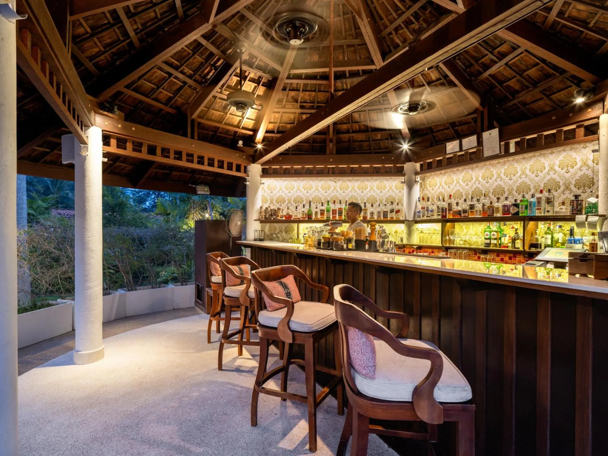 Lounge or bar in Napasai Samui