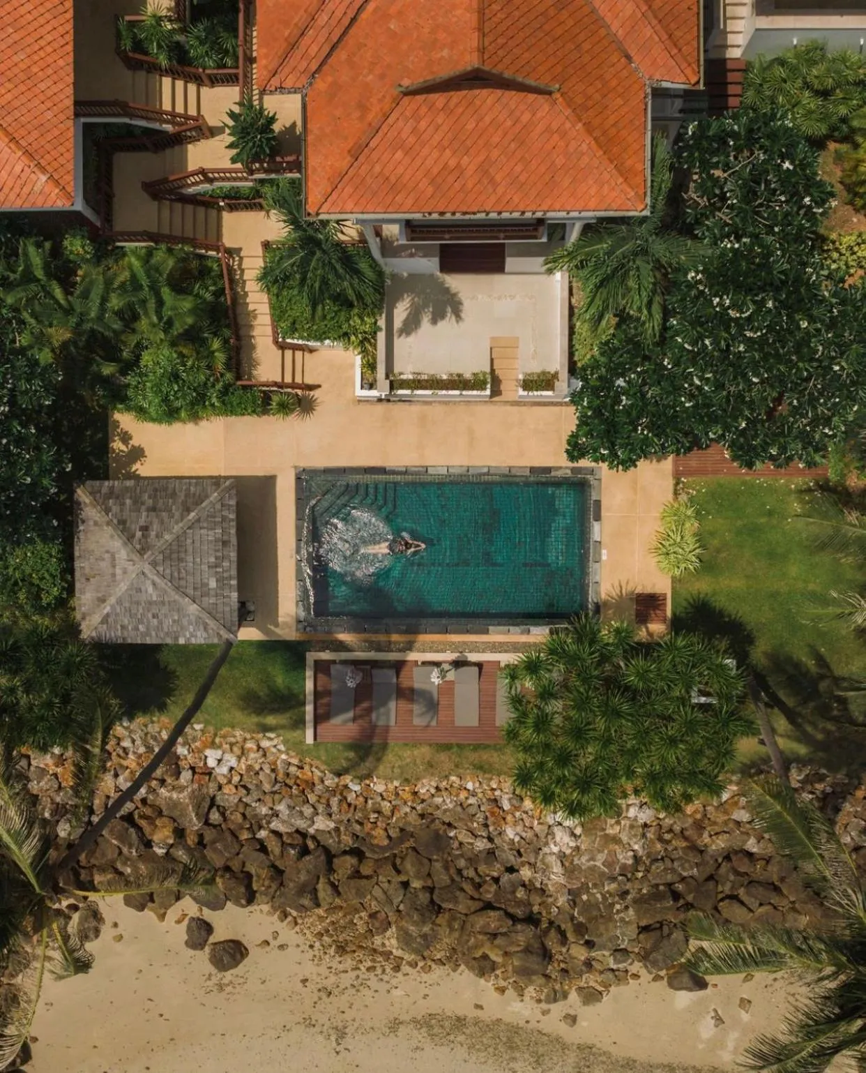 Bird's eye view in Napasai Samui