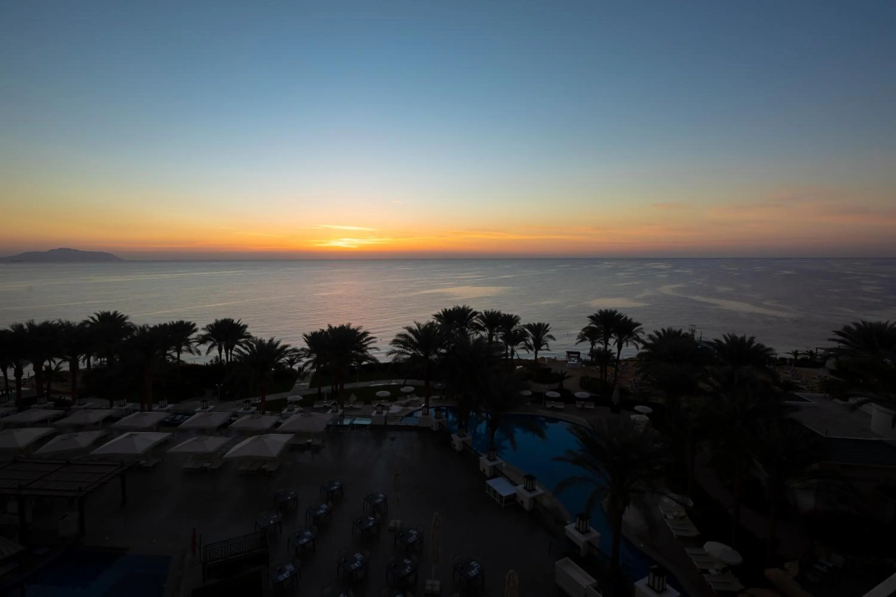 Sunset in Stella Di Mare Beach Hotel & Spa