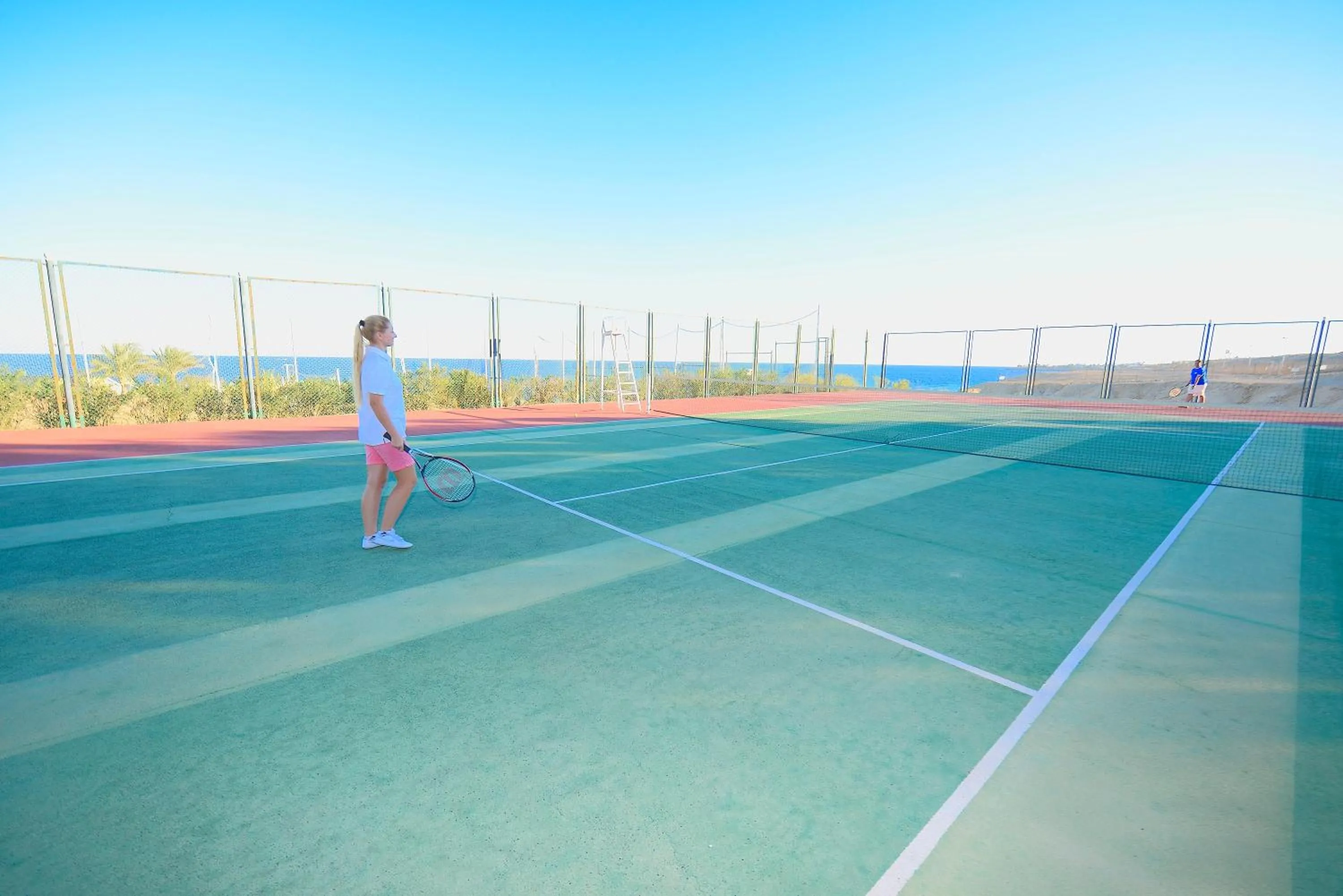 Tennis court in Stella Di Mare Beach Hotel & Spa