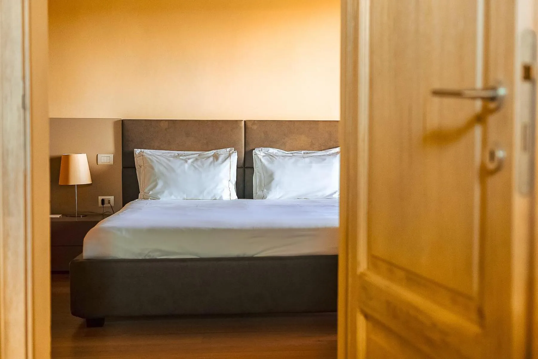 Bed in Mastrojanni Relais