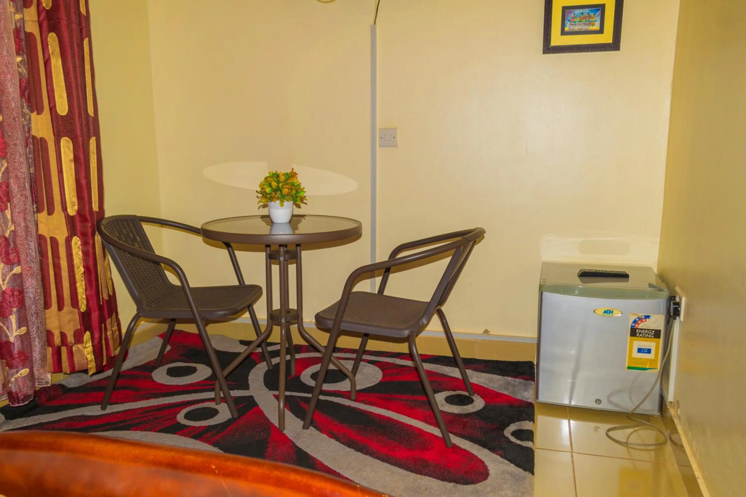 Seating area in Sadrina Comfort Cottages Kyanja Kampala