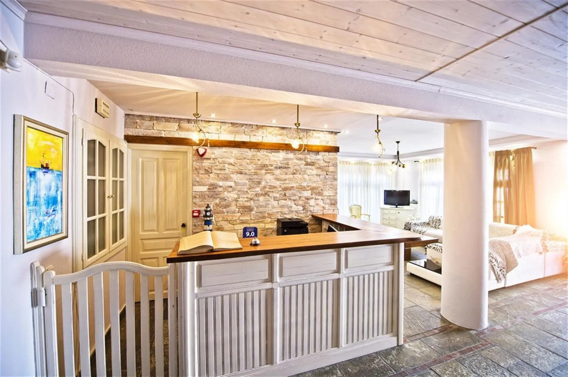 Living room in Flamingo Hotel Pelion - Seaside Superior Studios & Suites