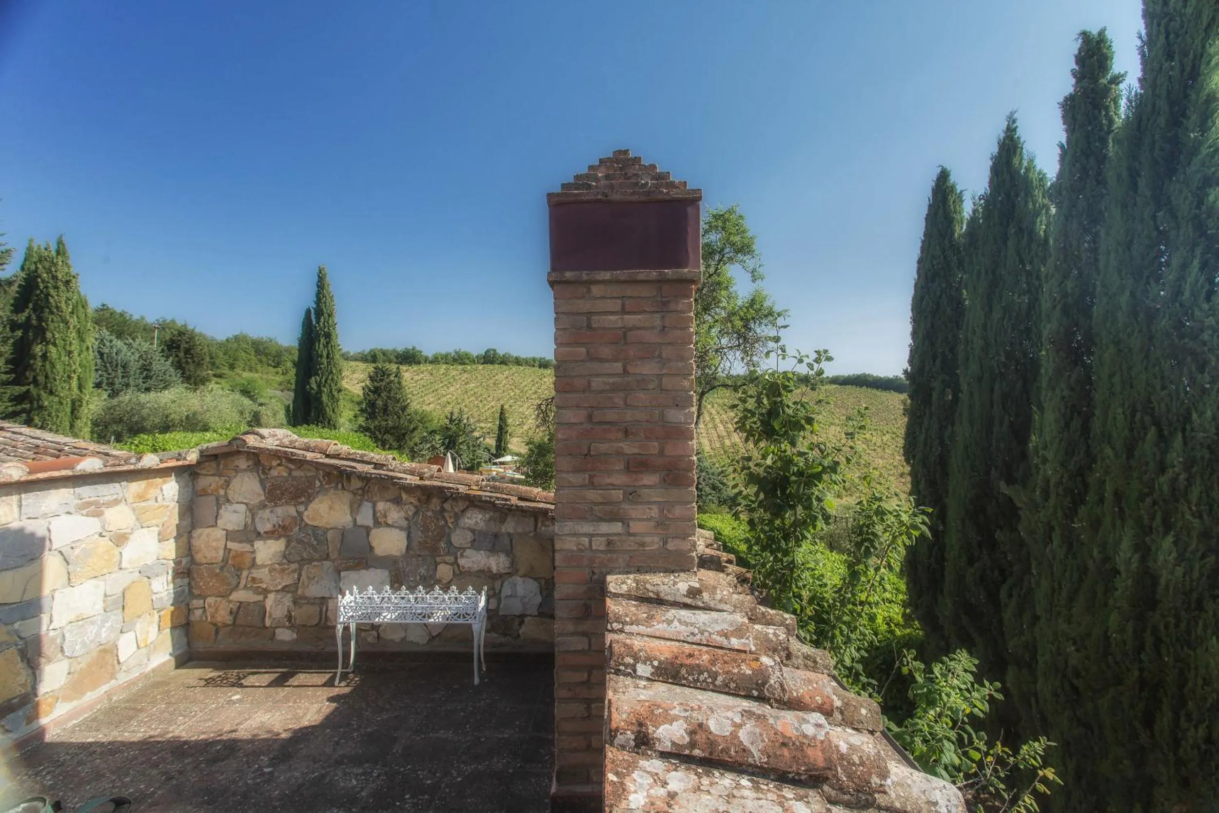 Decorative detail in Relais Santa Cristina